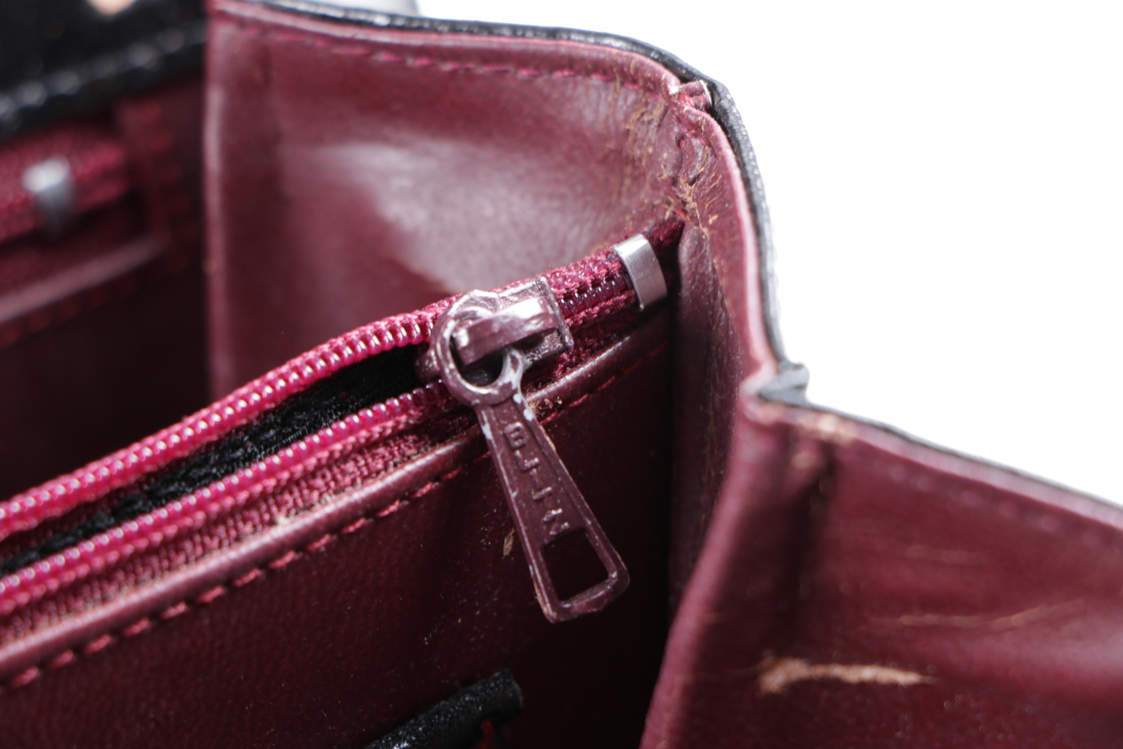 Vintage Michelangelo of Florence Black Leather Handbag