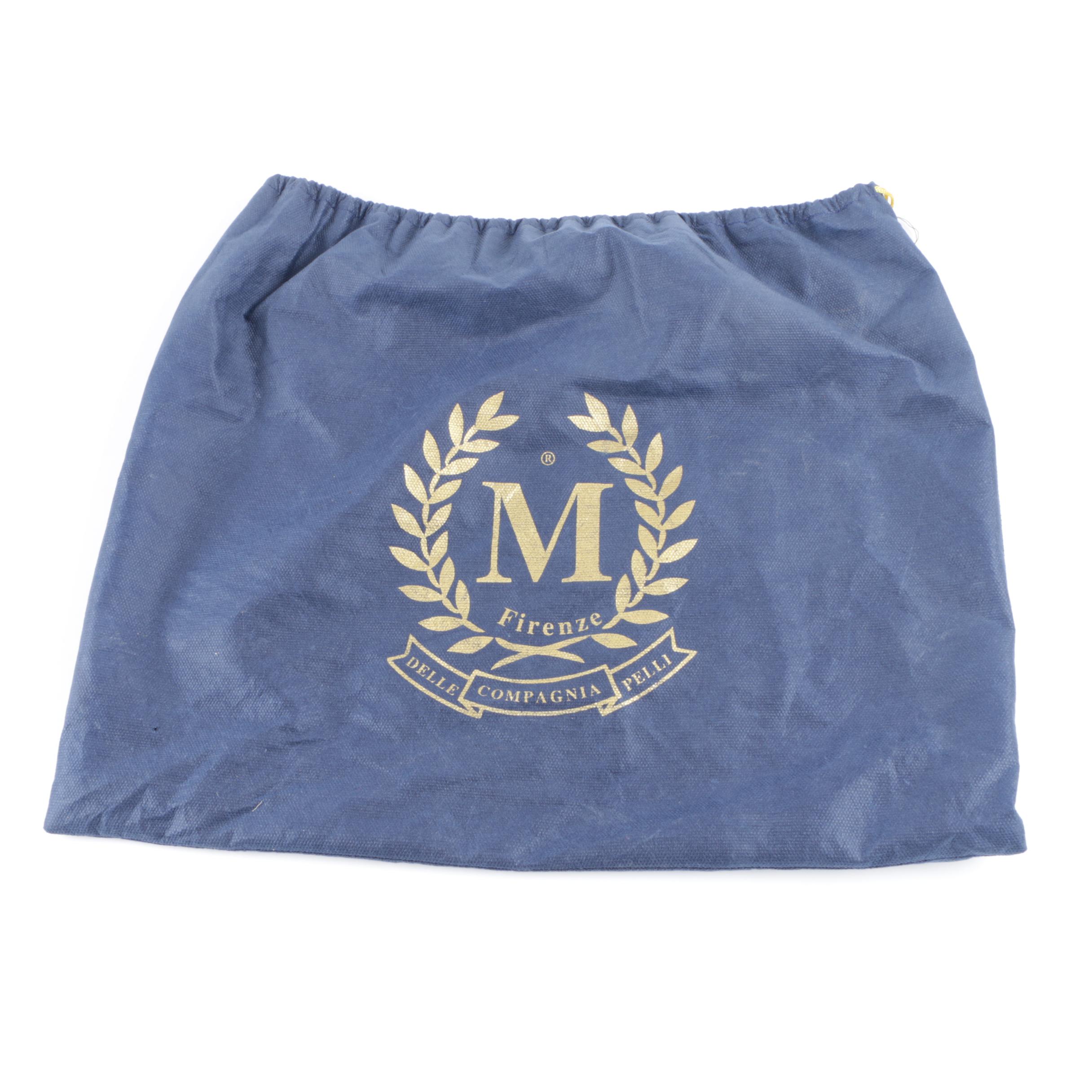 Vintage Michelangelo of Florence Black Leather Handbag