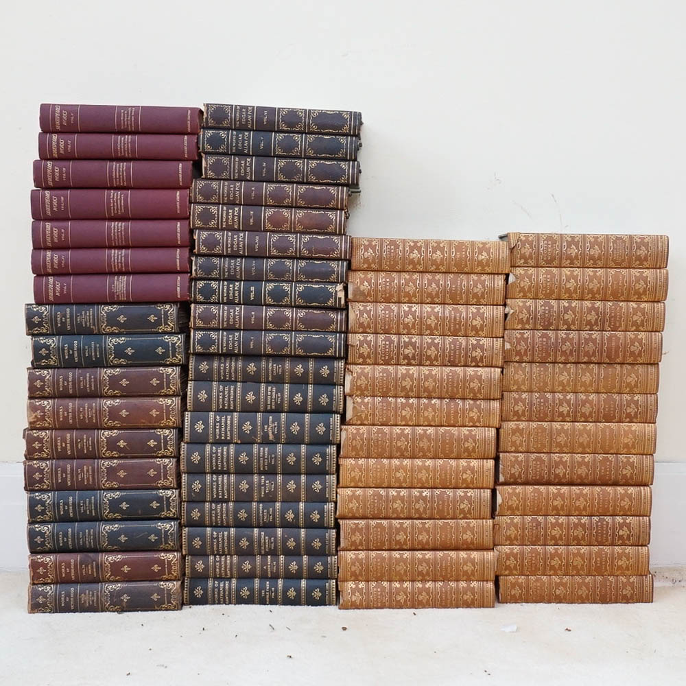 Early 20th C. Books Including "The Works of Edgar Allan Poe"