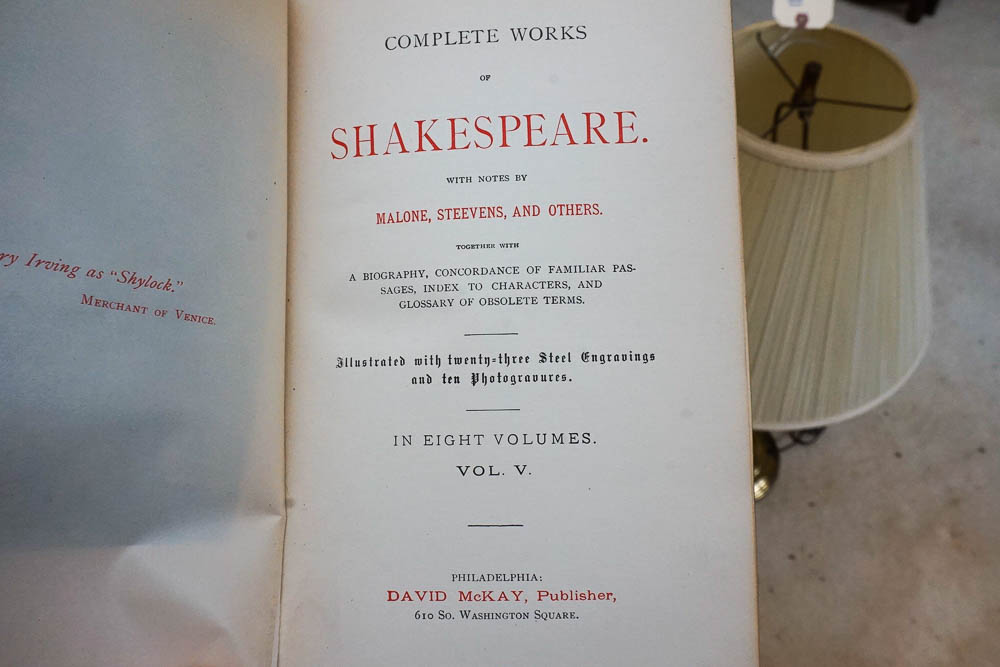 Early 20th C. Books Including "The Works of Edgar Allan Poe"