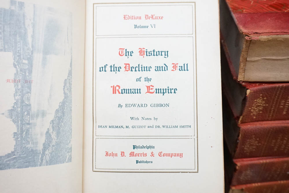 Books Including "The History of the Decline and Fall of the Roman Empire"