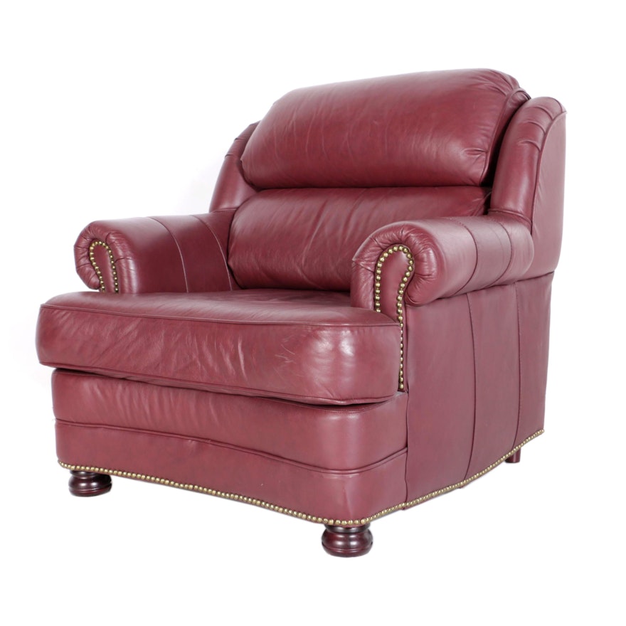 Leather Club Chair by Hickory Custom Galleries for Steinhafels