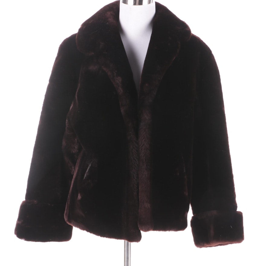 Women's Vintage Mouton Coat