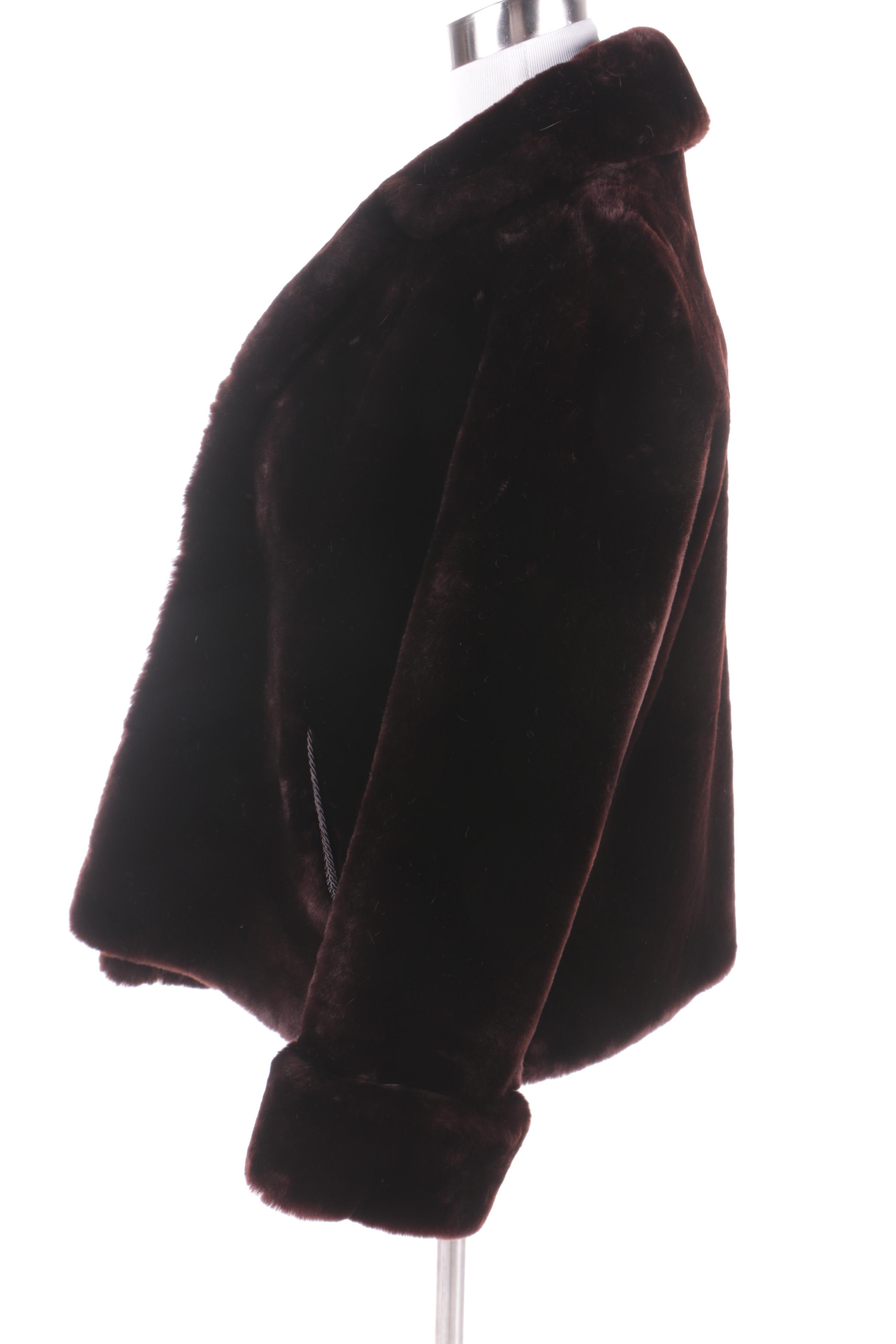 Women's Vintage Mouton Coat