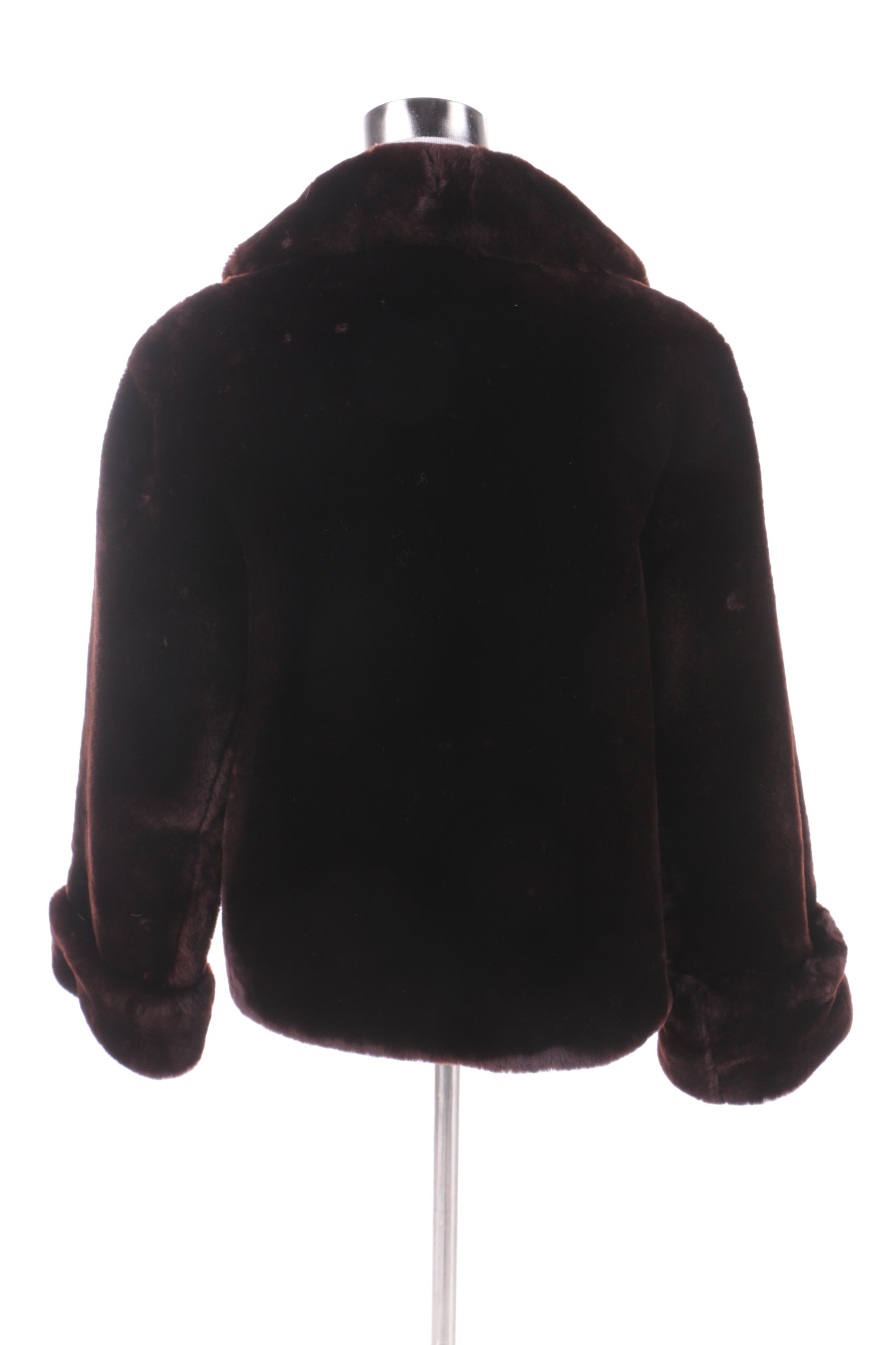 Women's Vintage Mouton Coat