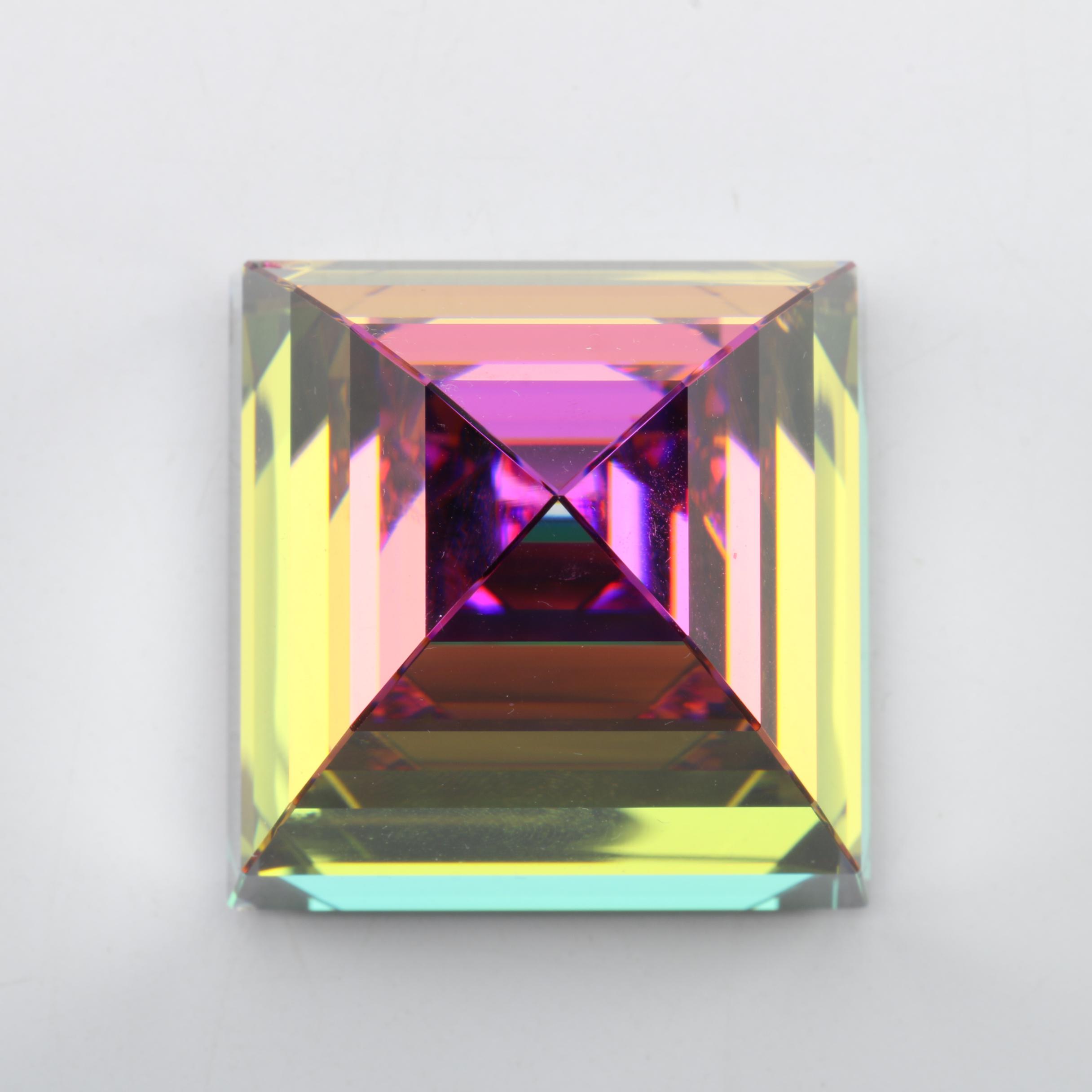 Swarovski Crystal Pyramid Paperweight