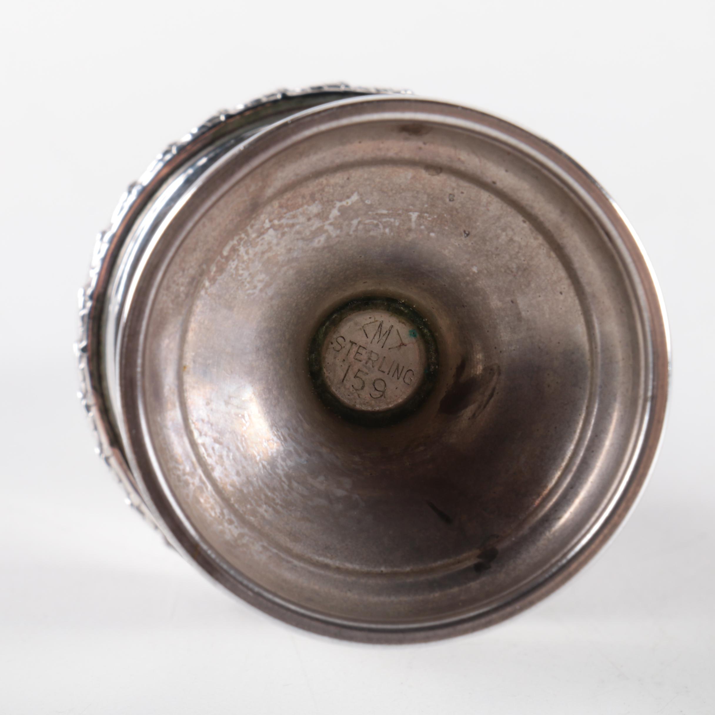 Mueck-Carey Co. Sterling Silver Salt and Pepper Shakers