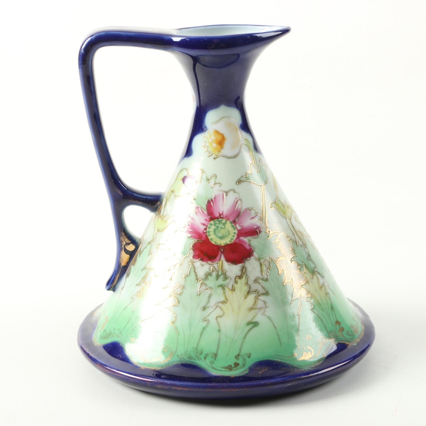 Hand-Painted Porcelain Ewer