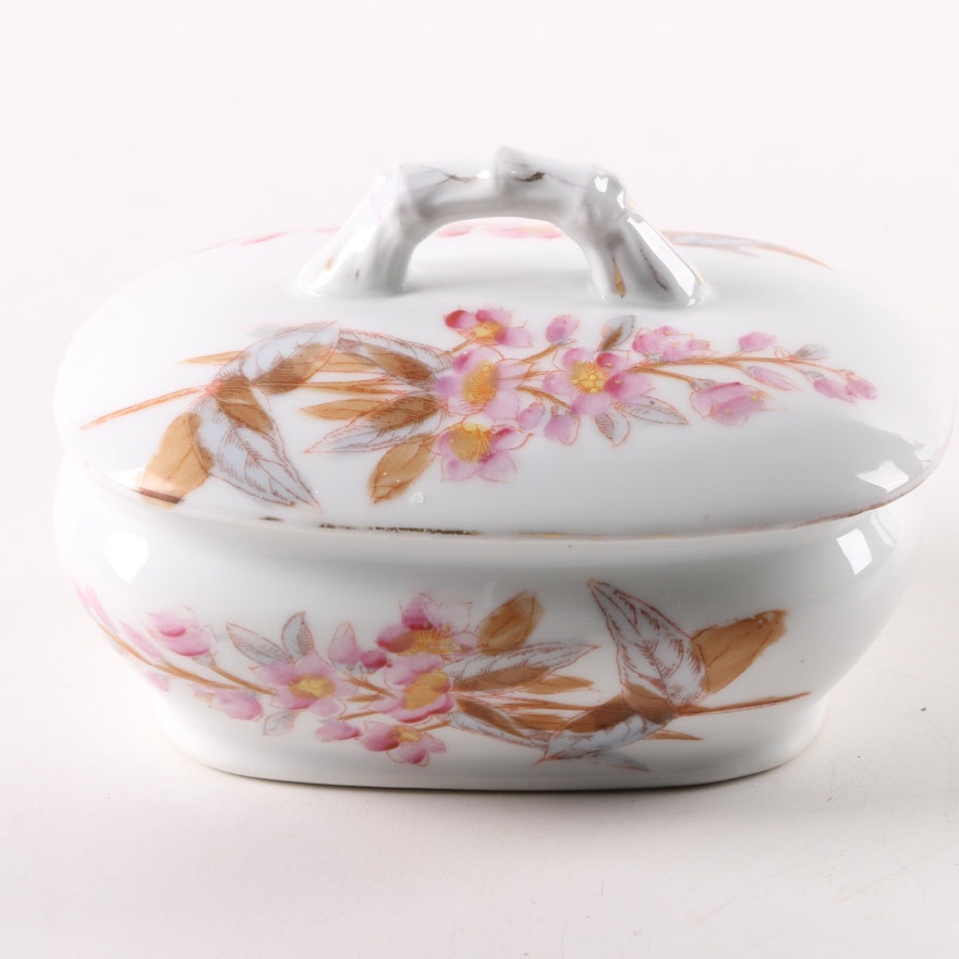 Marx & Gutherz Carlsbad Austrian Porcelain Covered Dish