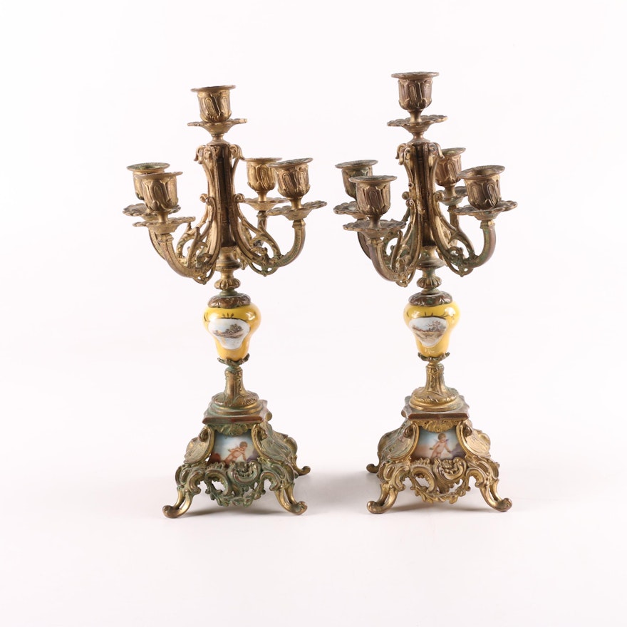 19th Century Sevres-Style Candelabra