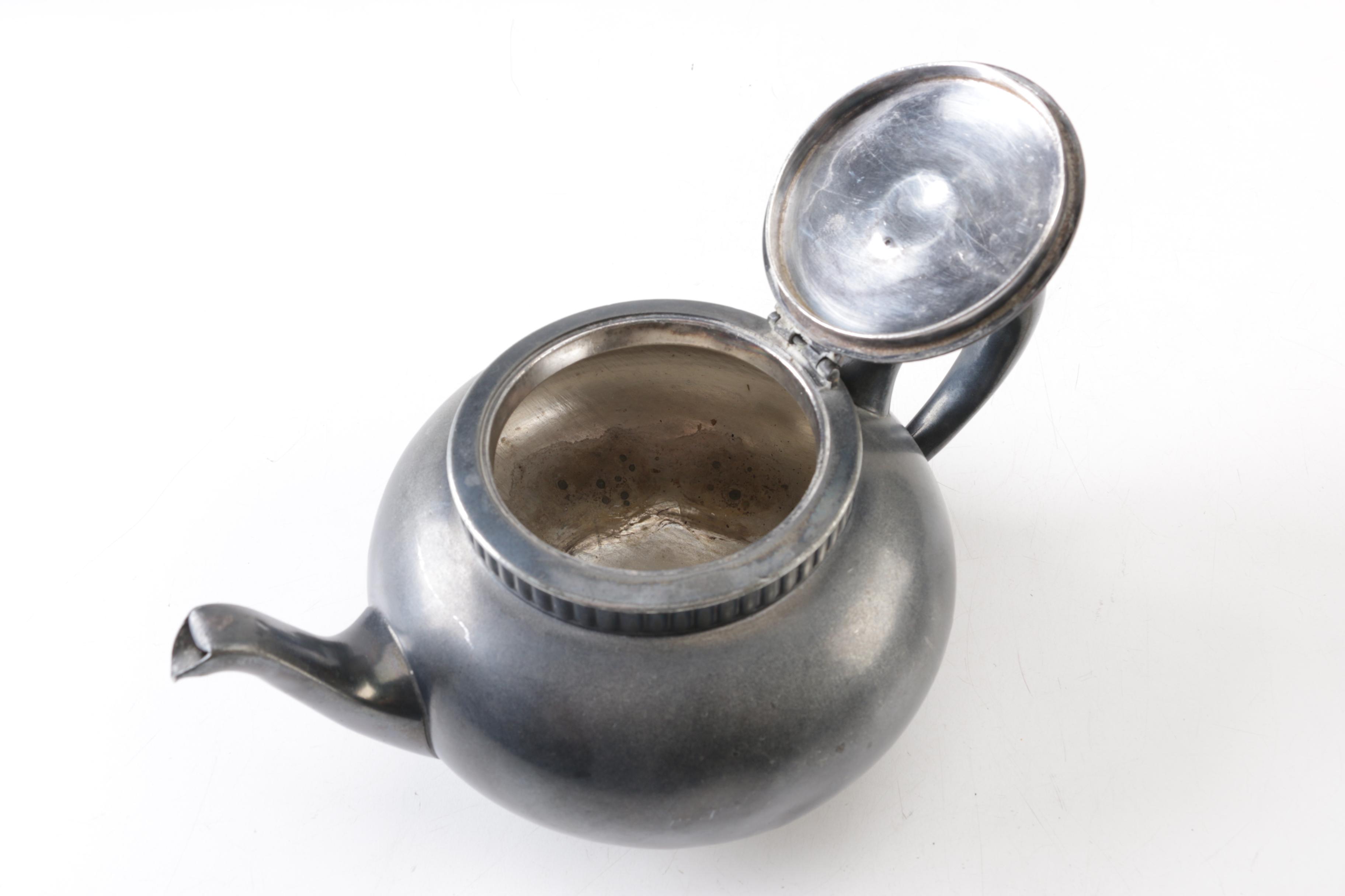 E.G. Webster & Son Silver Plate Teapot and Other Silver Plate Serveware