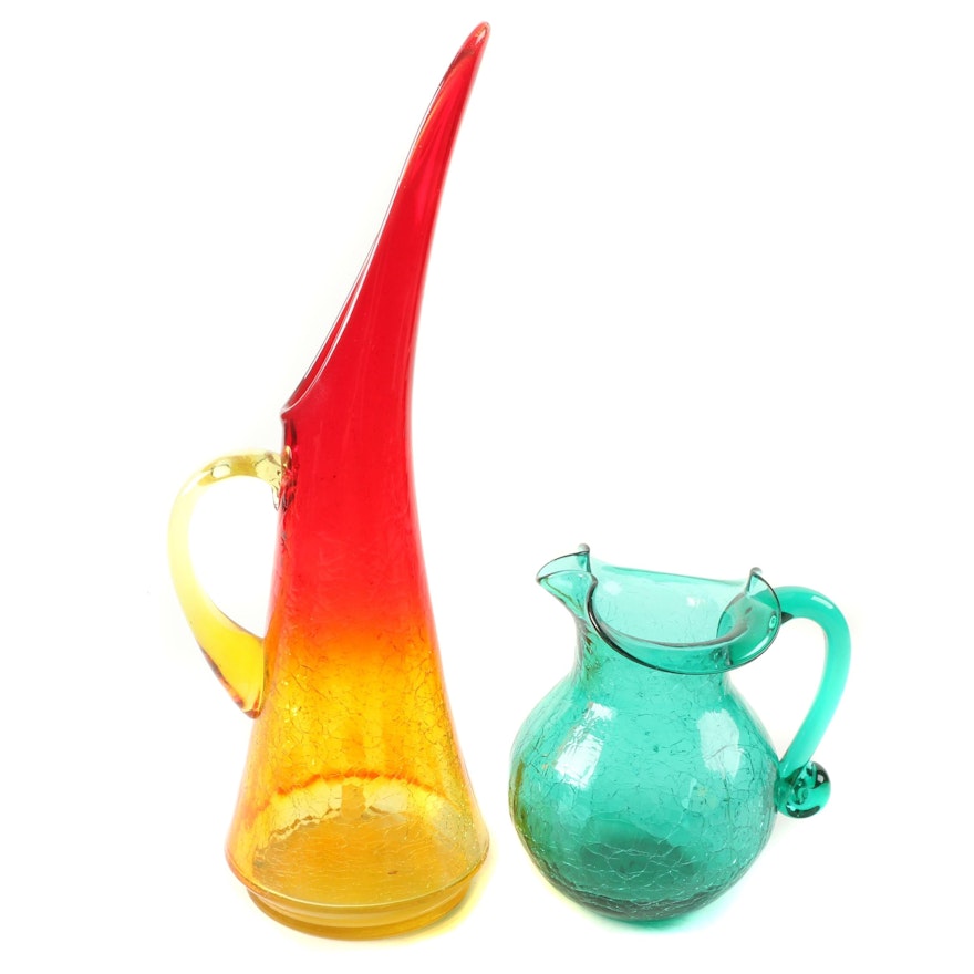Pairing of Colored Glass Pitchers