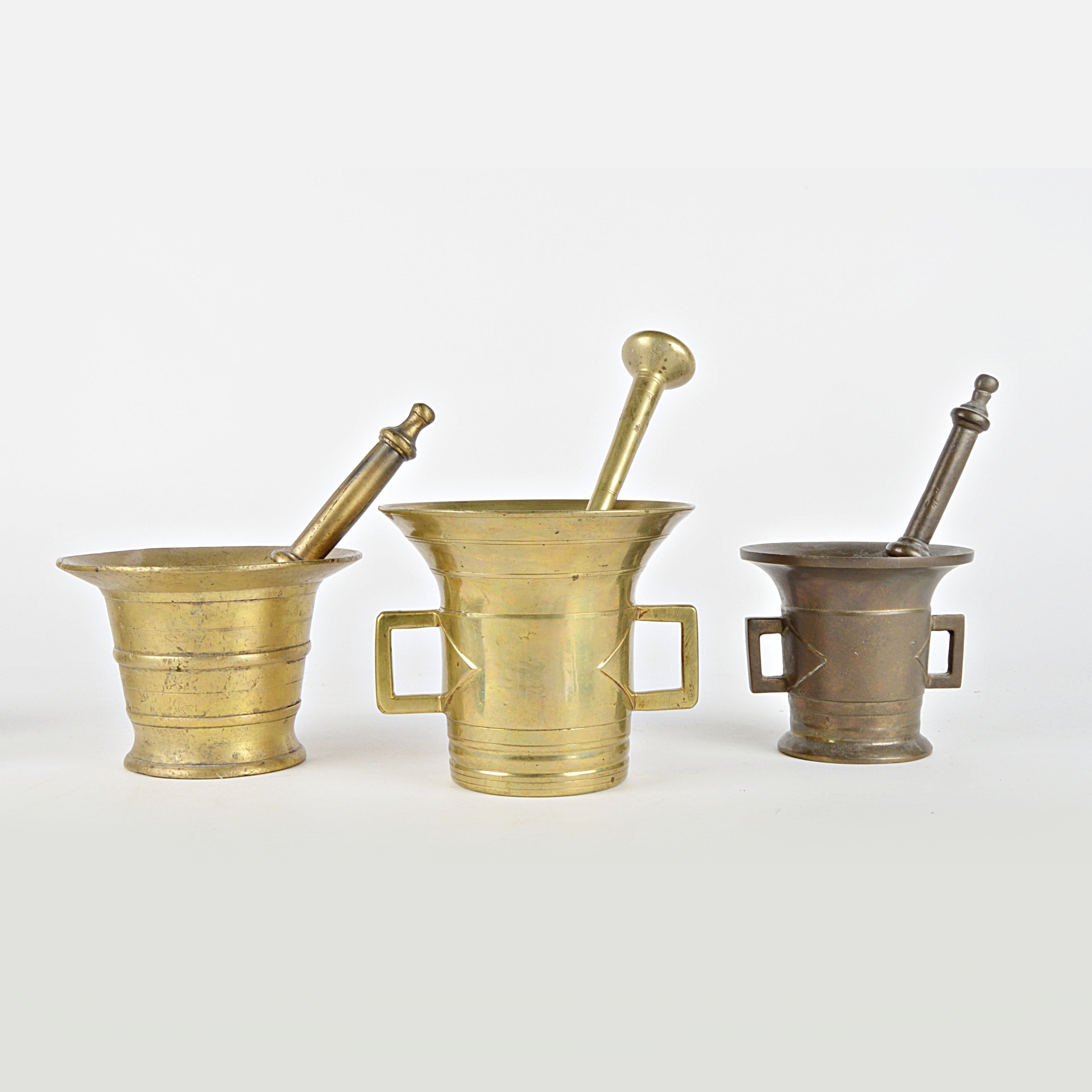 Vintage Alchemist Mortar and Pestles