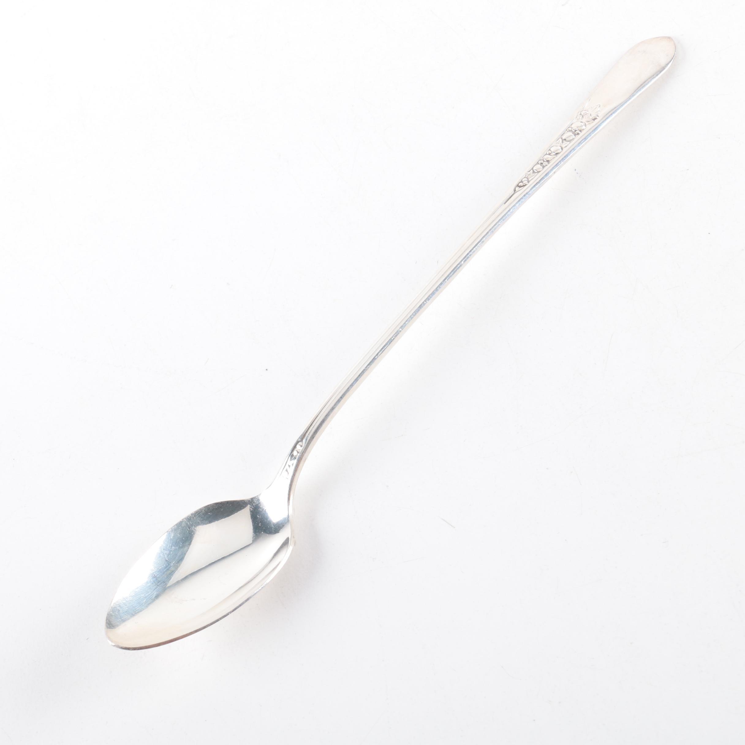 Wm. Rogers Mfg. Co. Silver Plate Iced Tea Spoons