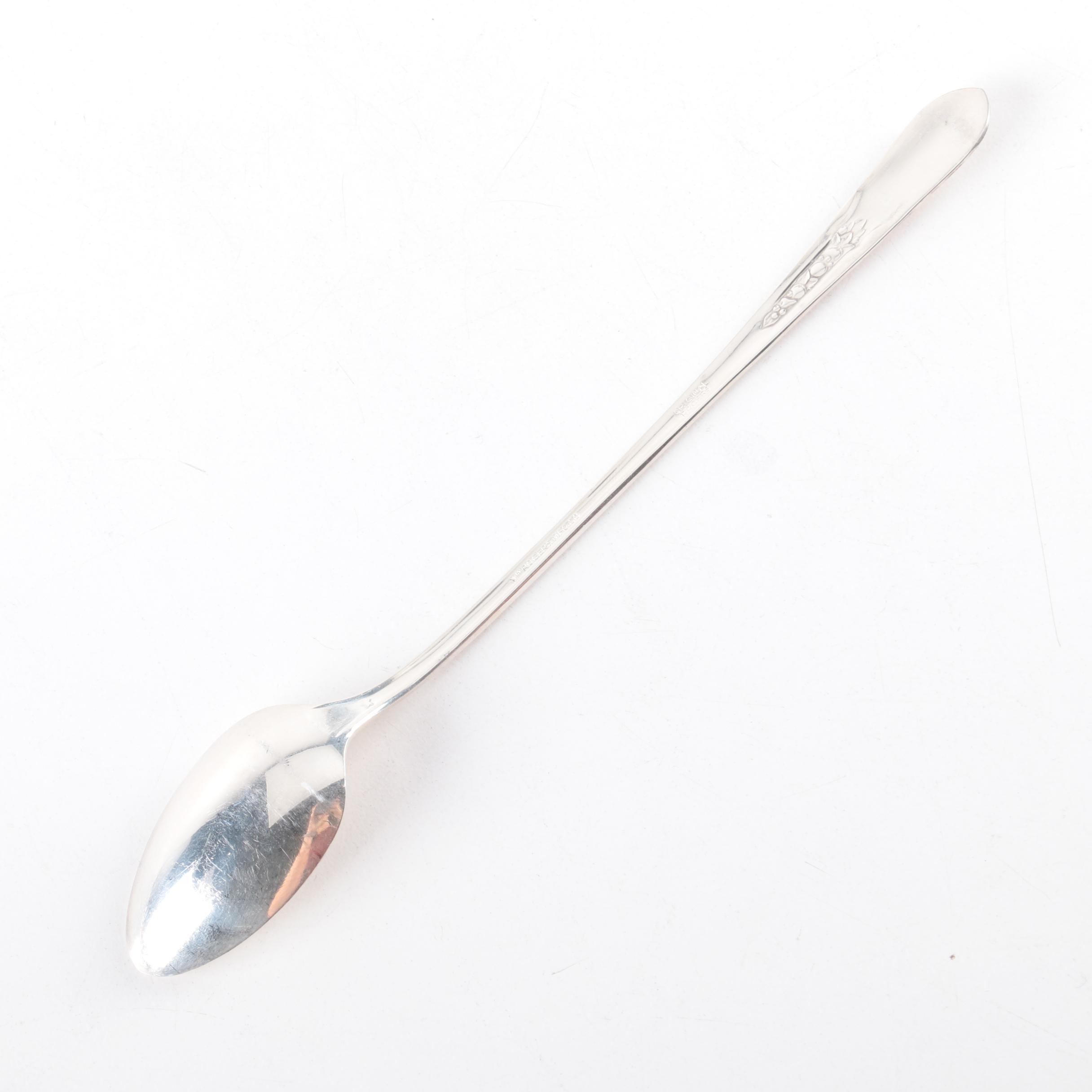 Wm. Rogers Mfg. Co. Silver Plate Iced Tea Spoons
