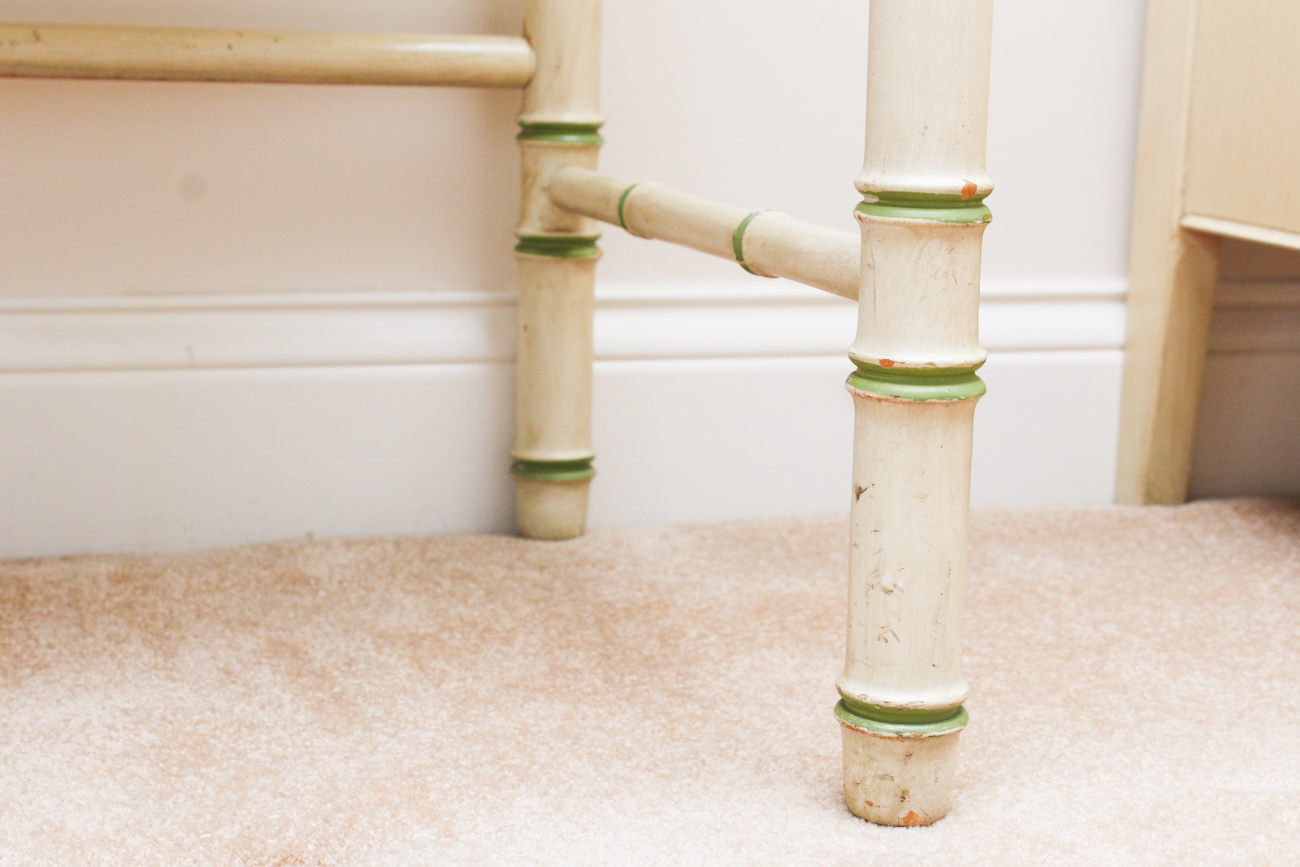 Vintage Thomasville "Allegro" Faux Bamboo Writing Desk