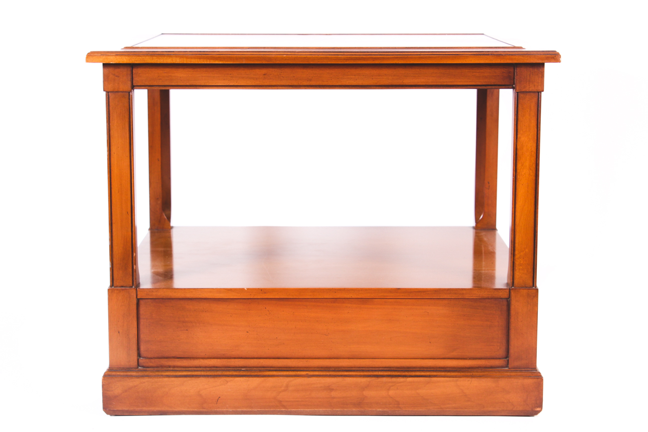 Hekman Furniture Mid Century Rectangular Wood End Table