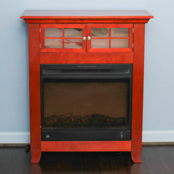 Chinoiserie Electric Fireplace