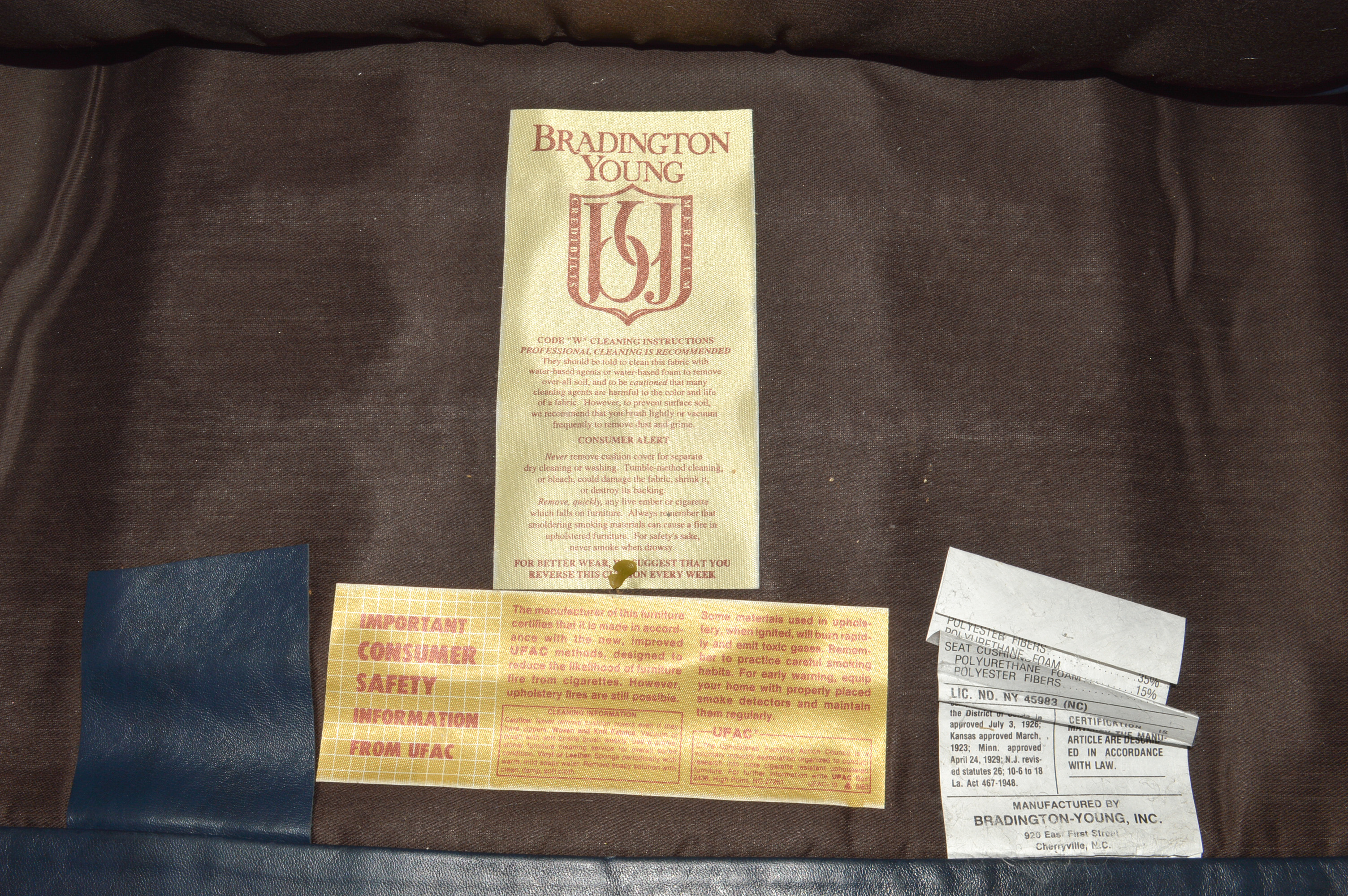 Bradington Young Leather Reclining Armchair