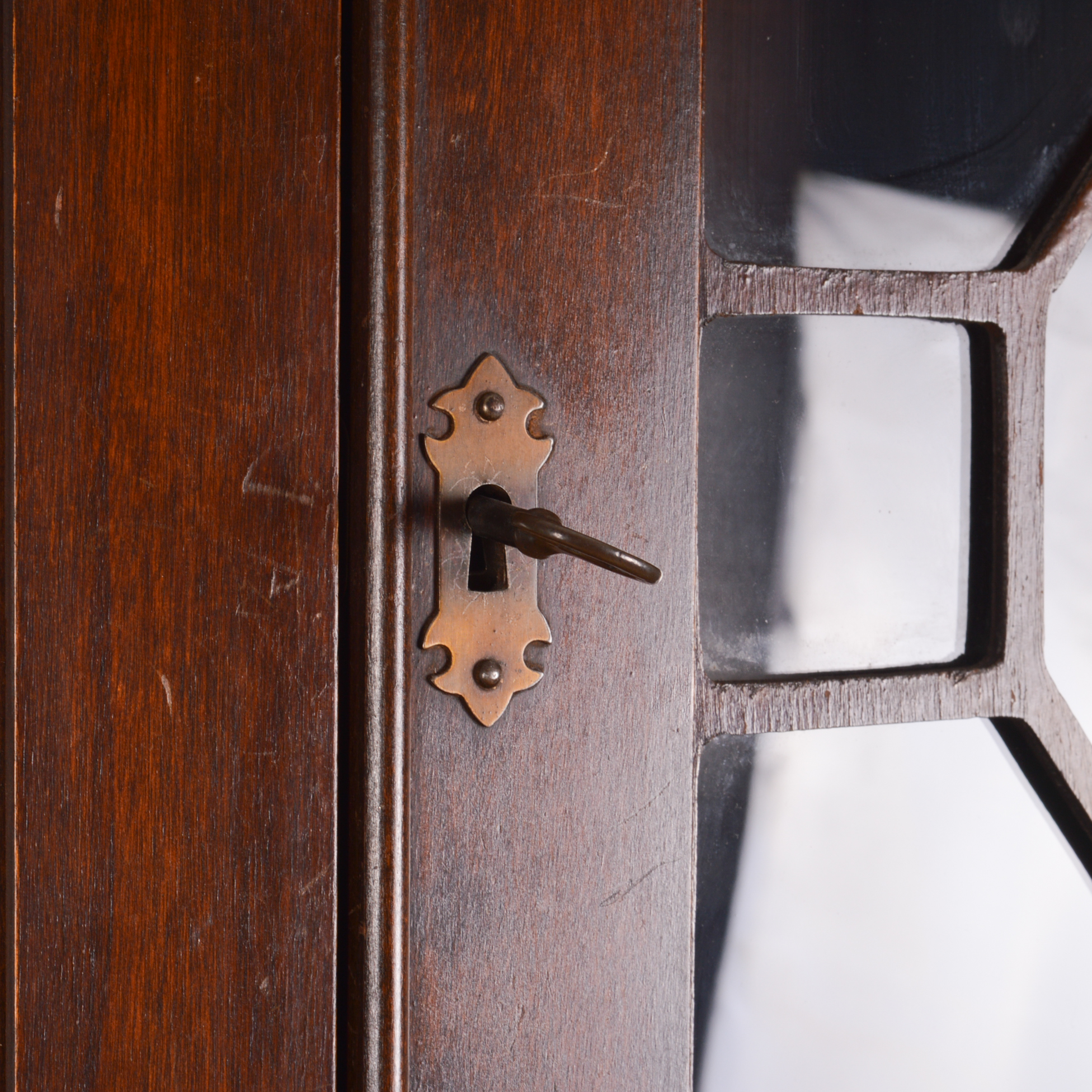 Vintage Chippendale Style Secretary Bookcase
