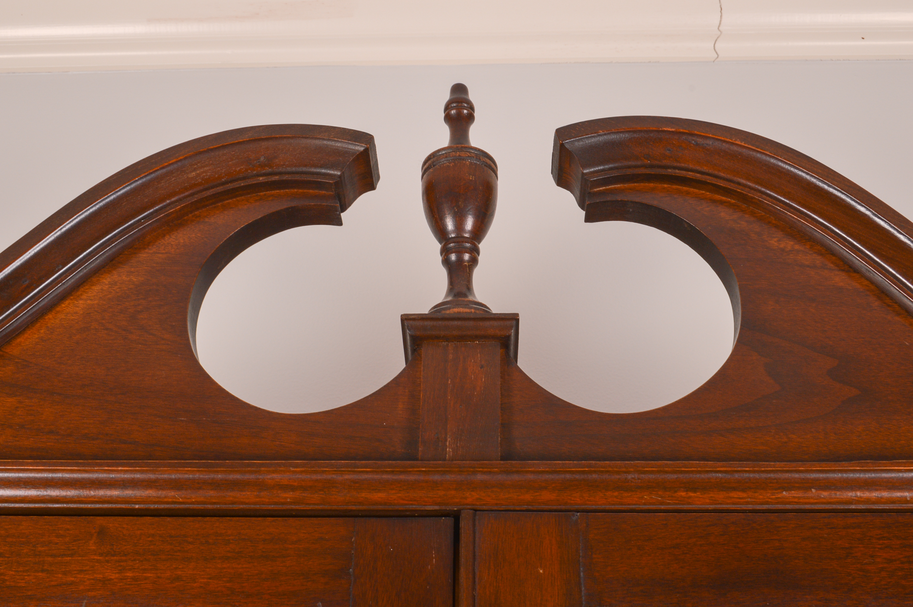 Vintage Chippendale Style Secretary Bookcase