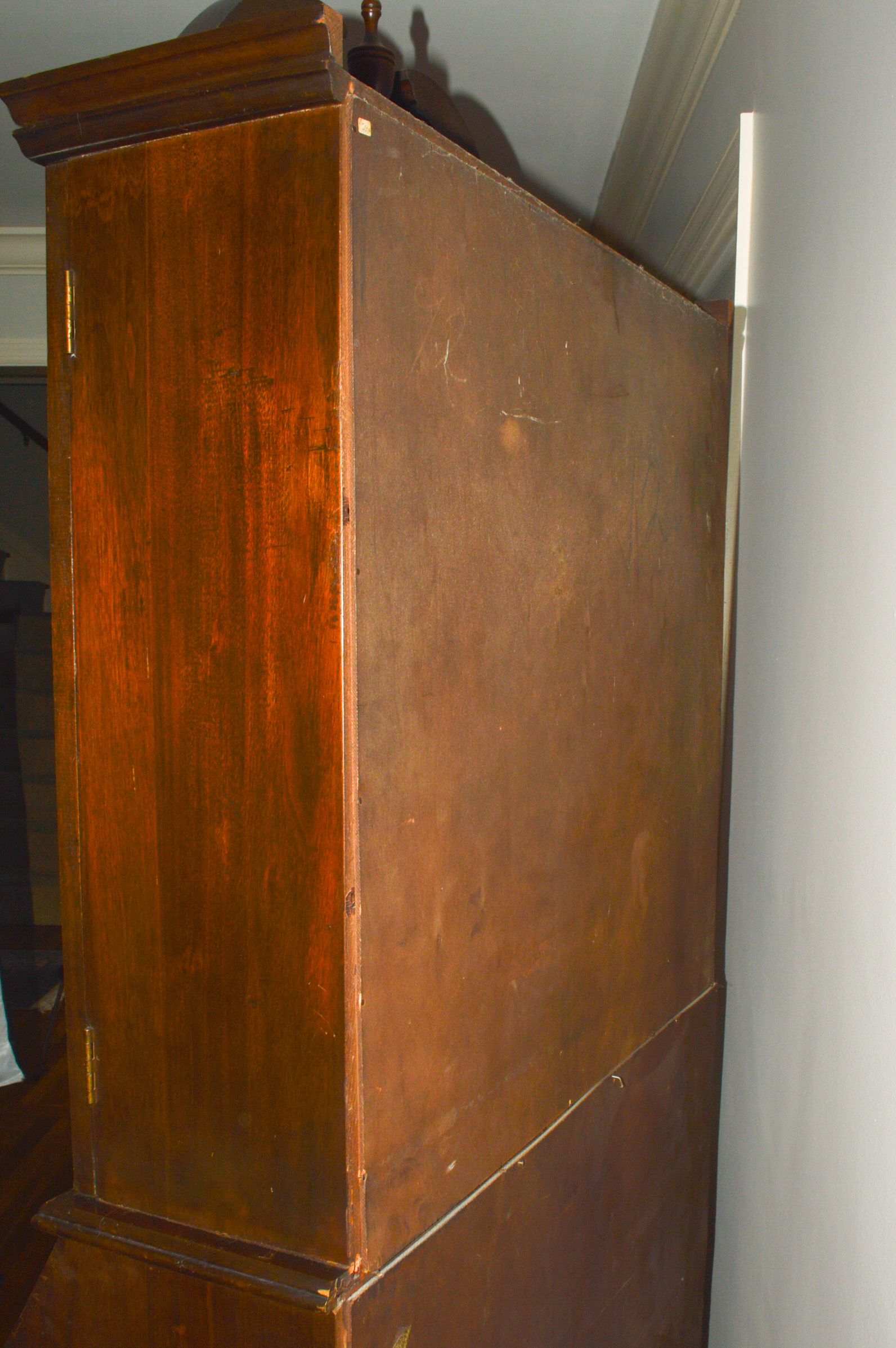 Vintage Chippendale Style Secretary Bookcase