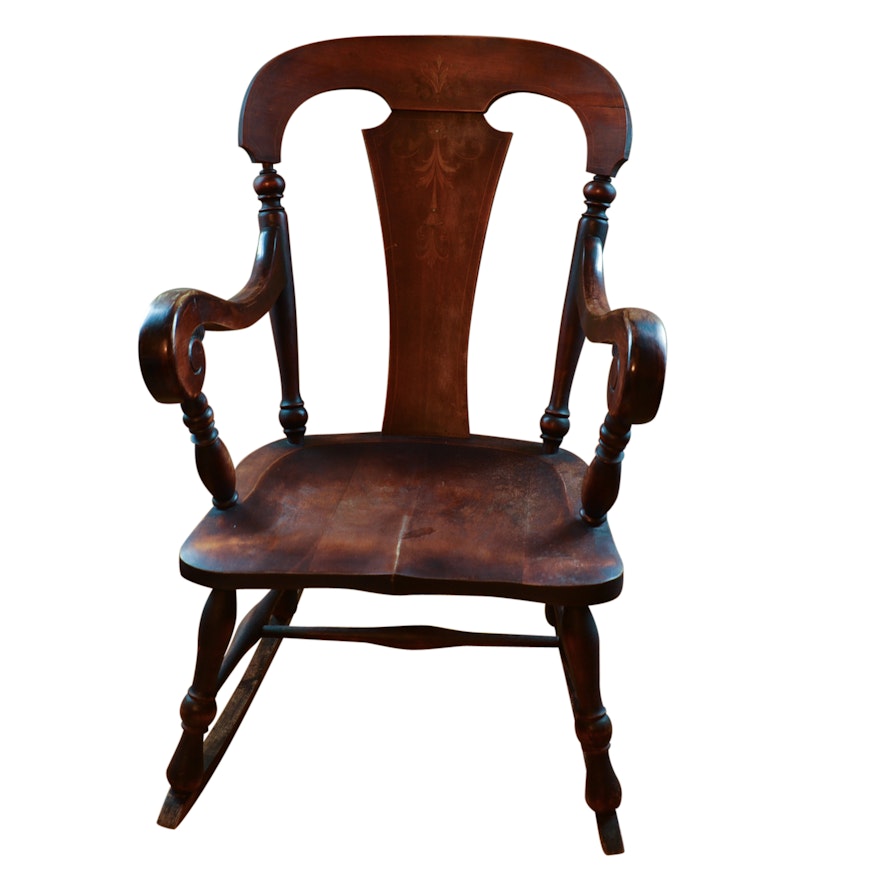 Antique Rocking Chair by Sikes Chair Company