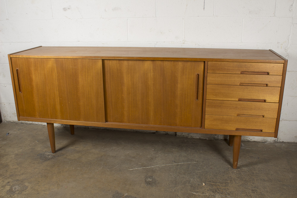 Danish Modern Teak Credenza