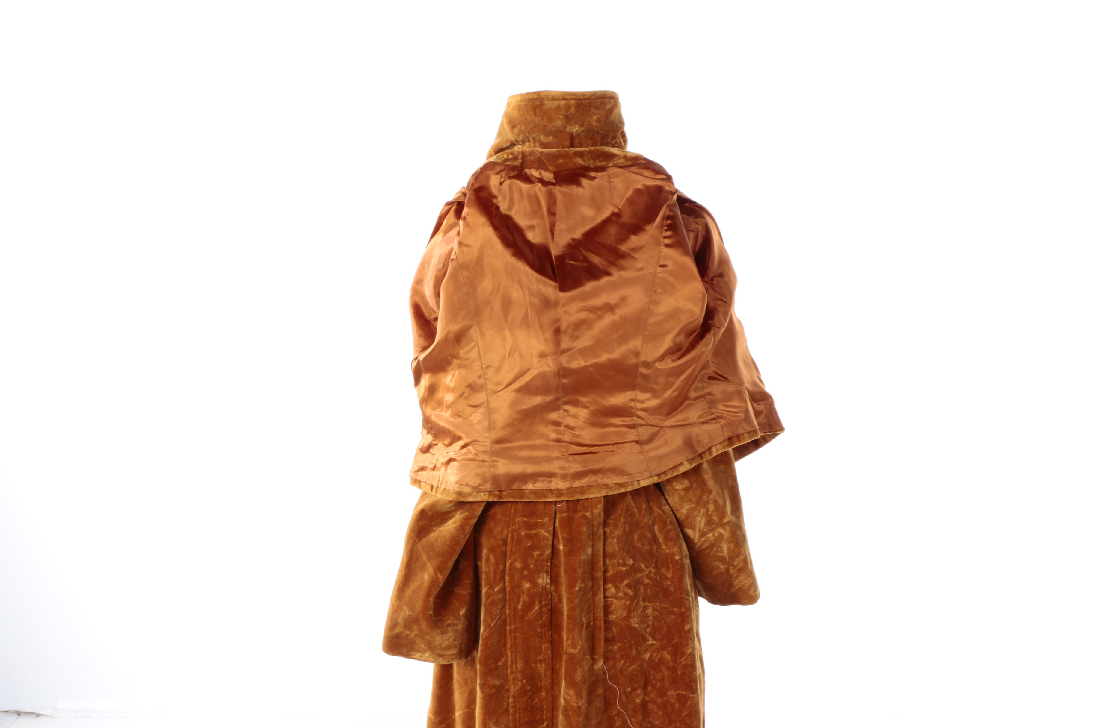 Vintage Ken Merit for Braetan Double-Breasted Velveteen Skirt Suit