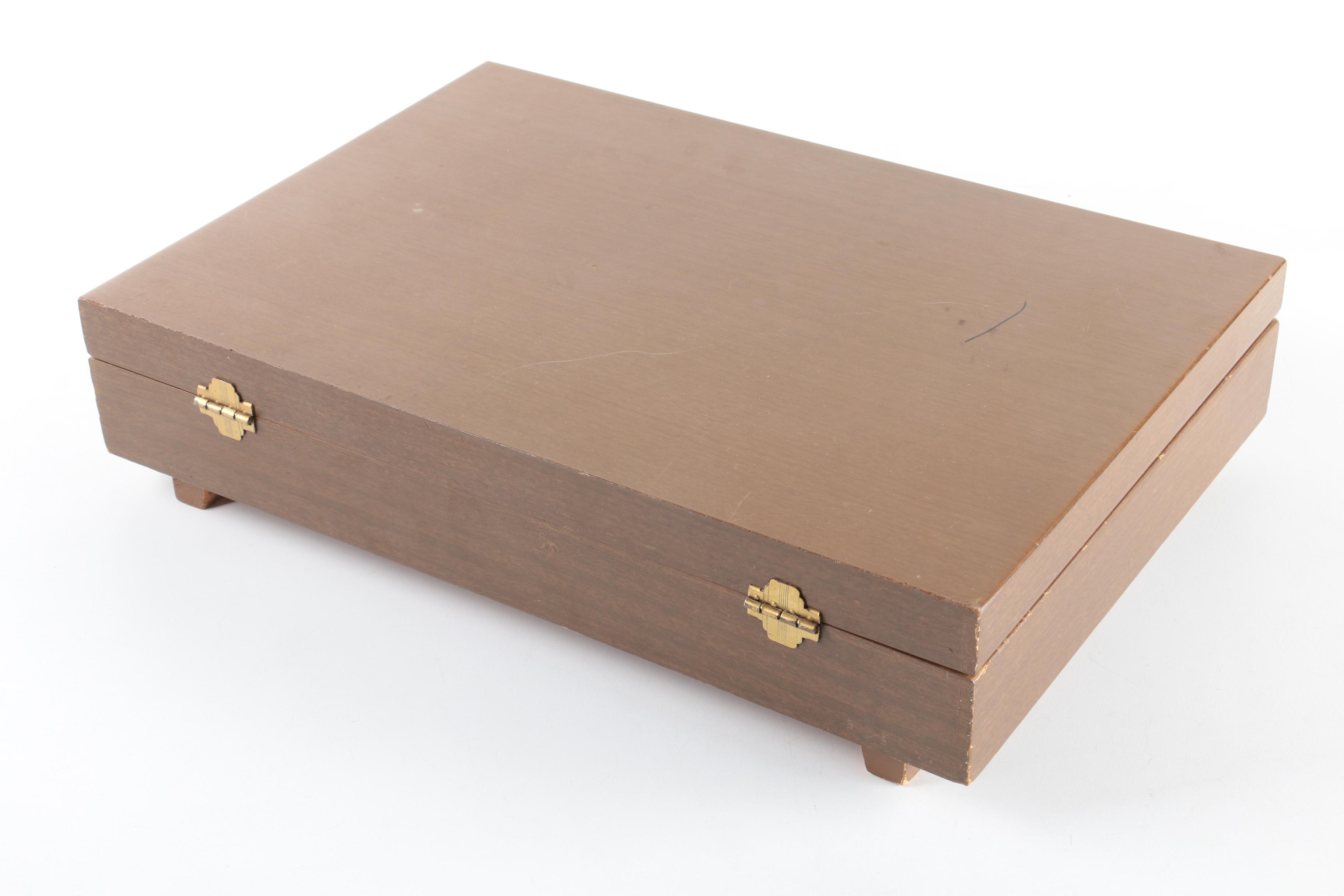 International Silver Co. "Wild Rose" Sterling Silver Flatware Set