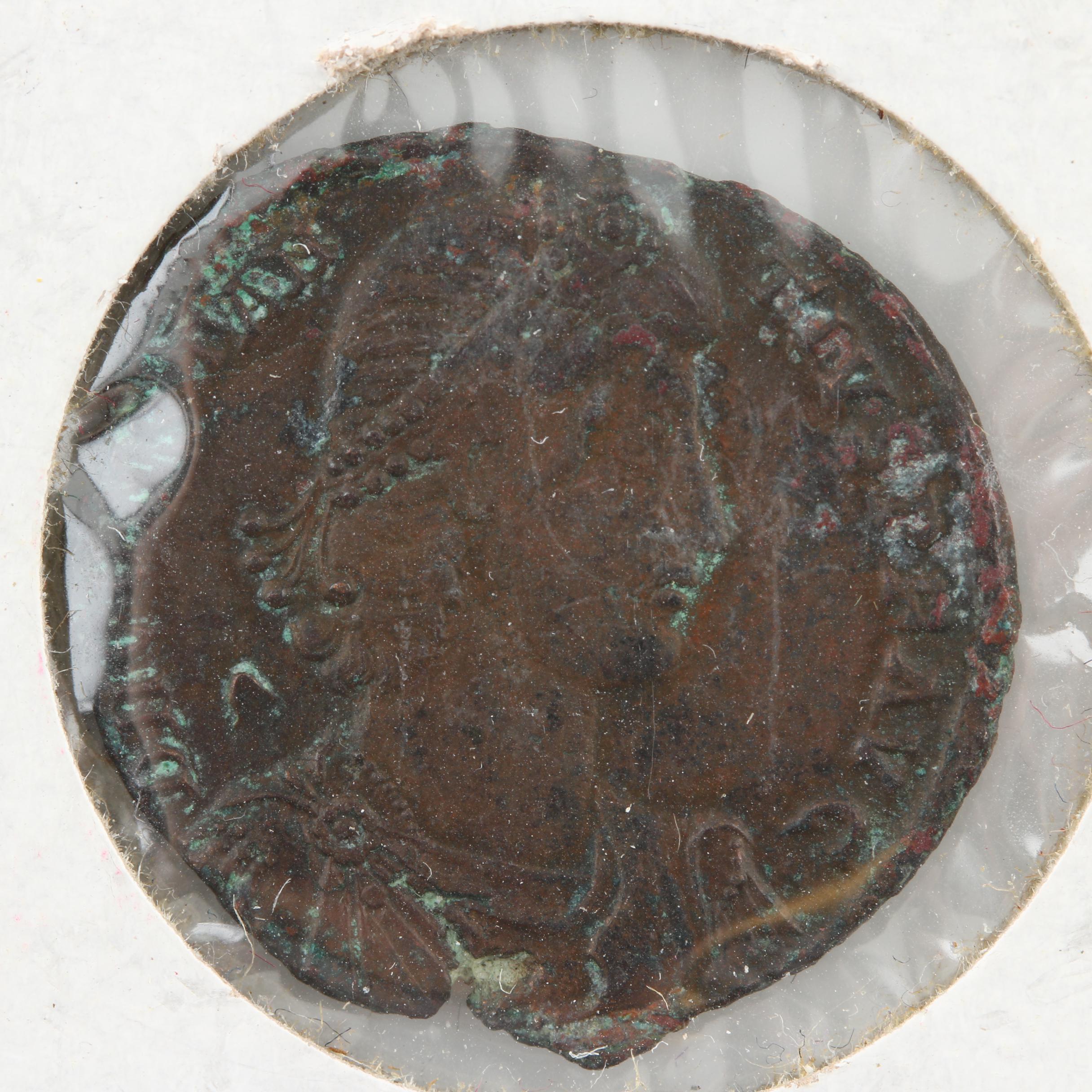 Five Ancient Roman Imperial Copper Coins