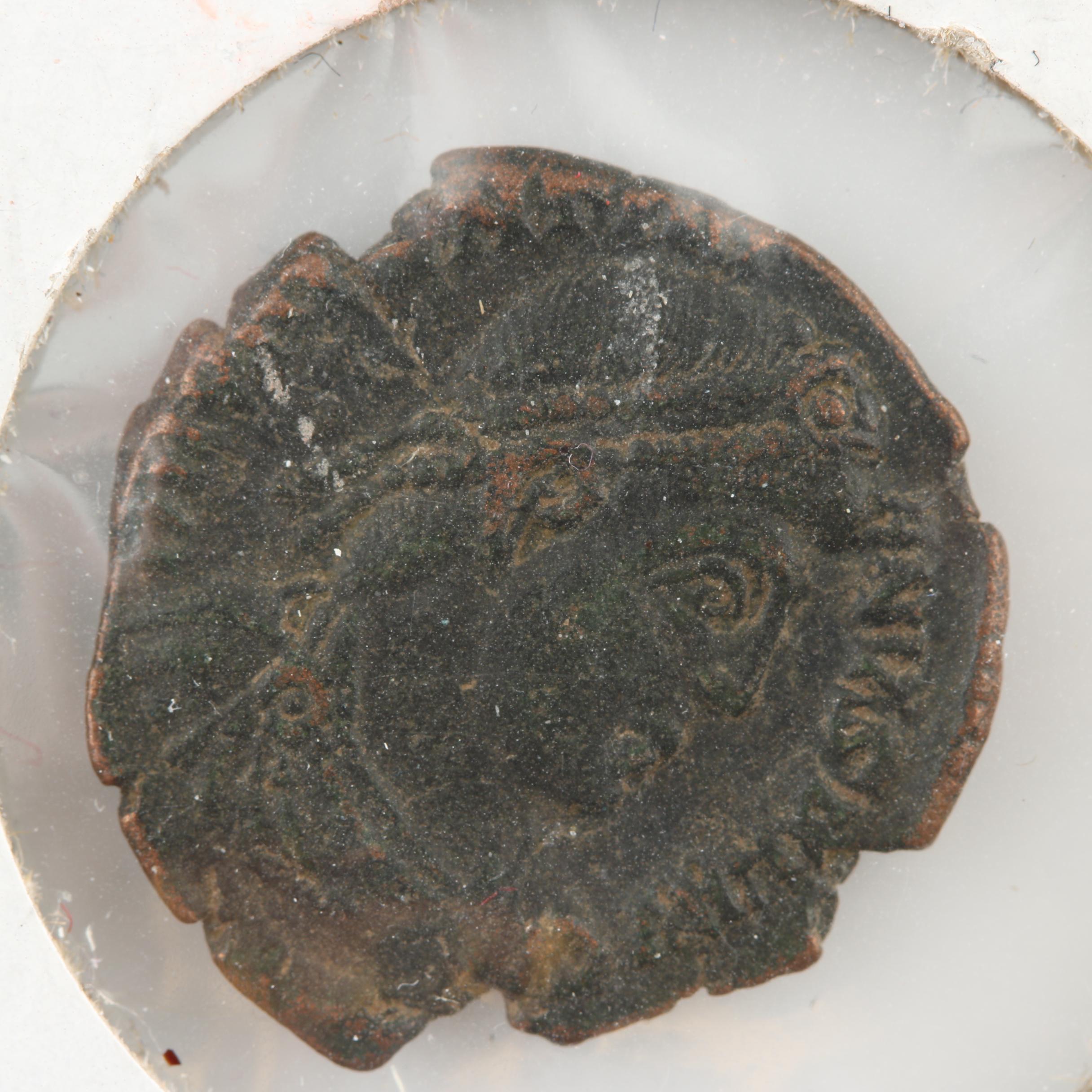 Five Ancient Roman Imperial Copper Coins