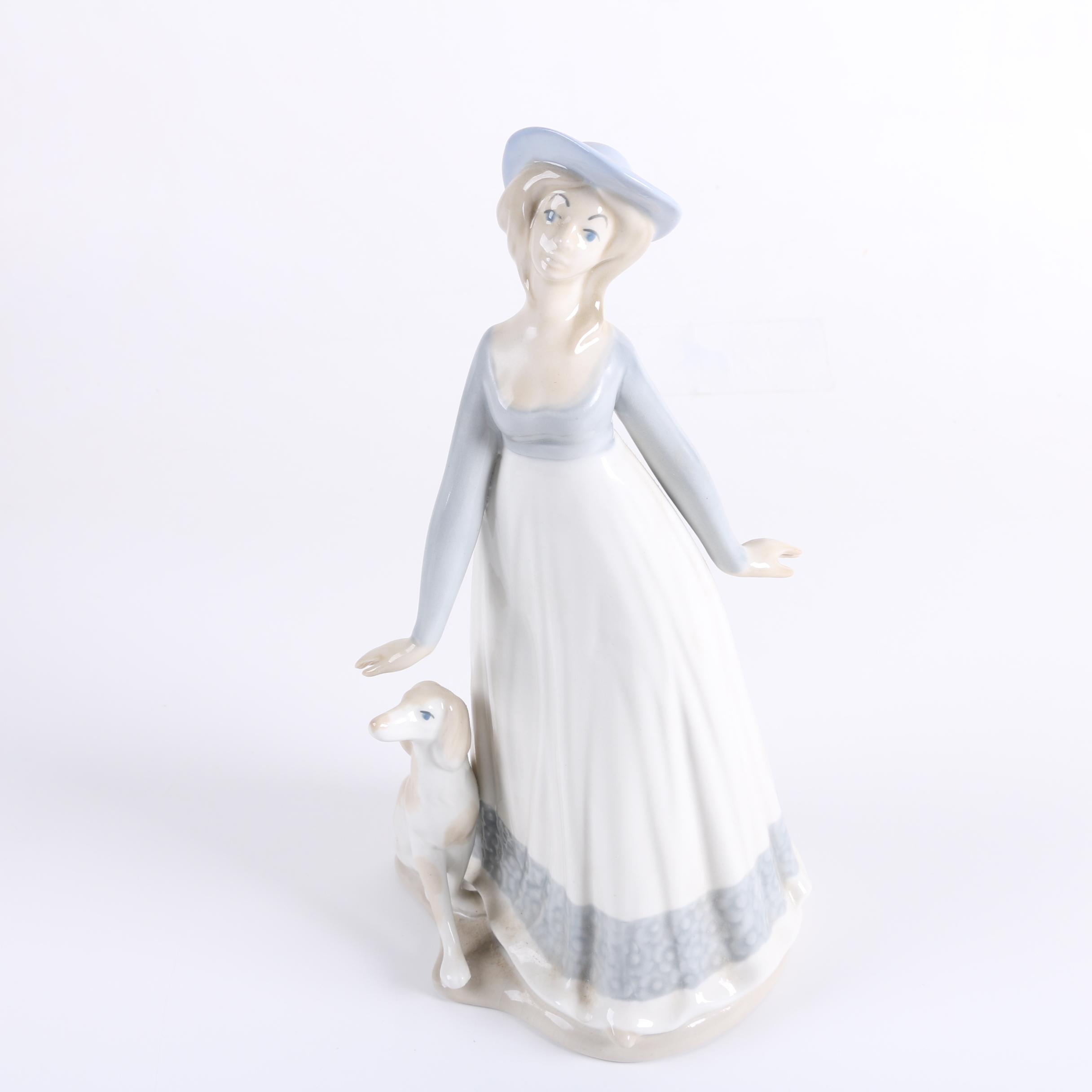 Castille Porcelain Female Figurines