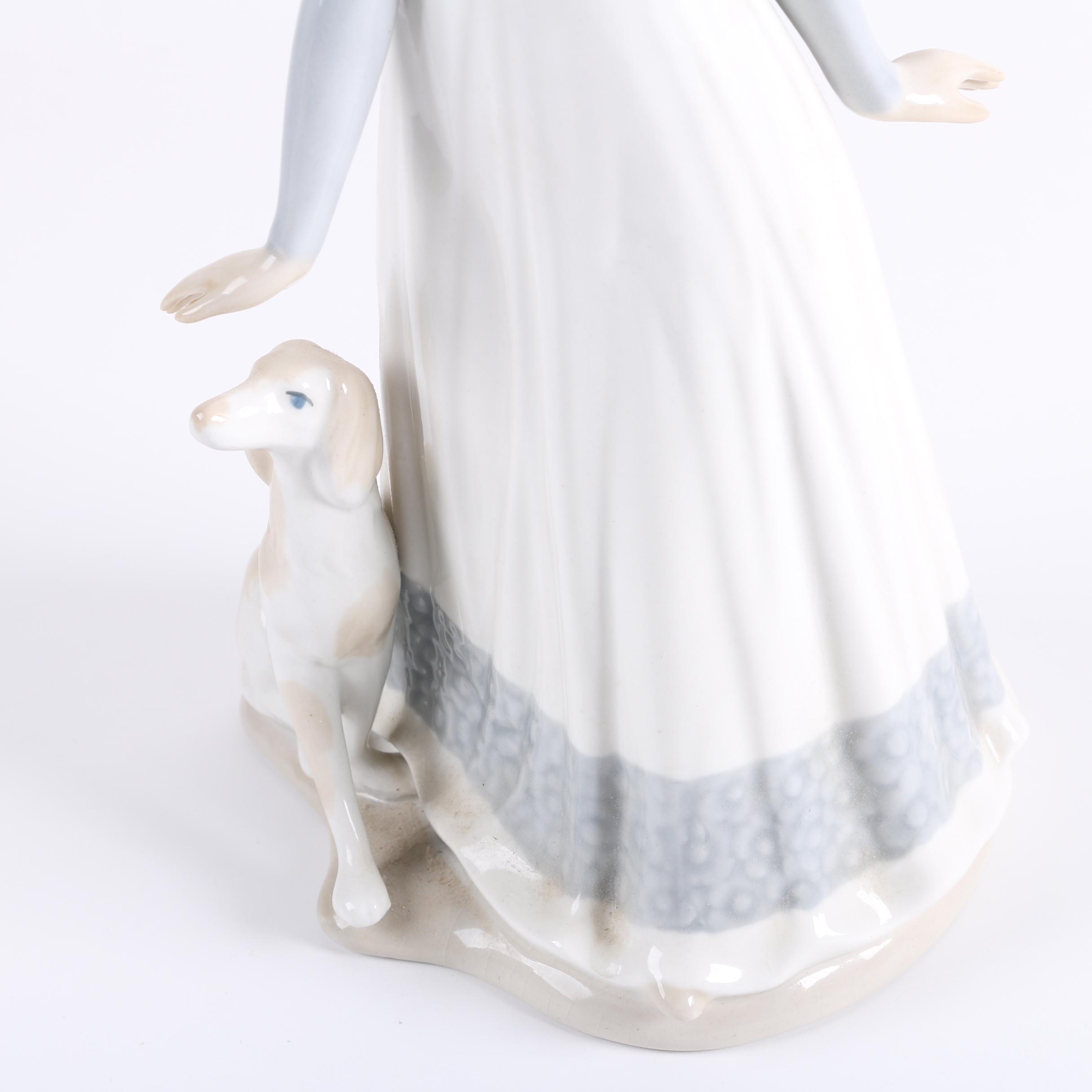 Castille Porcelain Female Figurines
