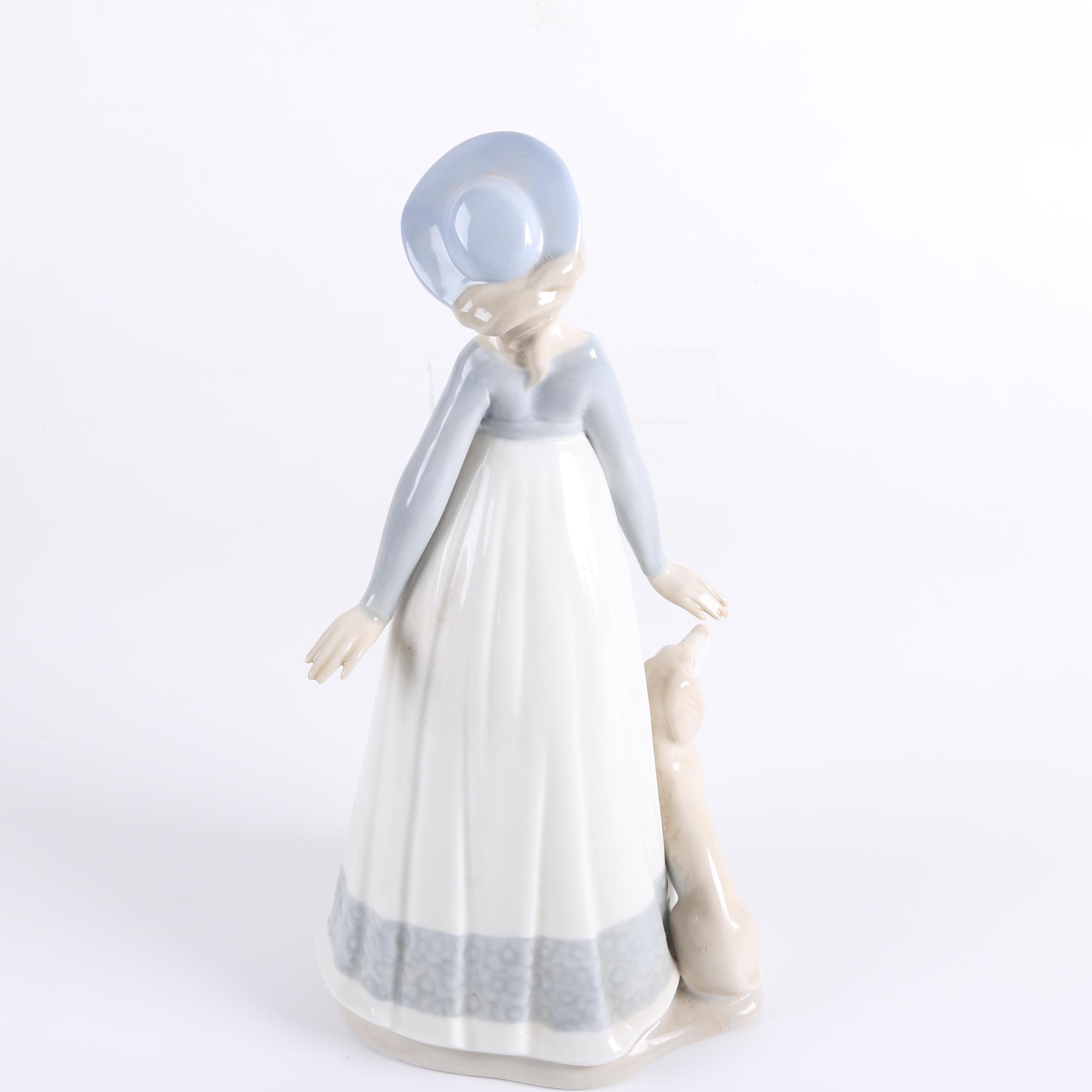 Castille Porcelain Female Figurines