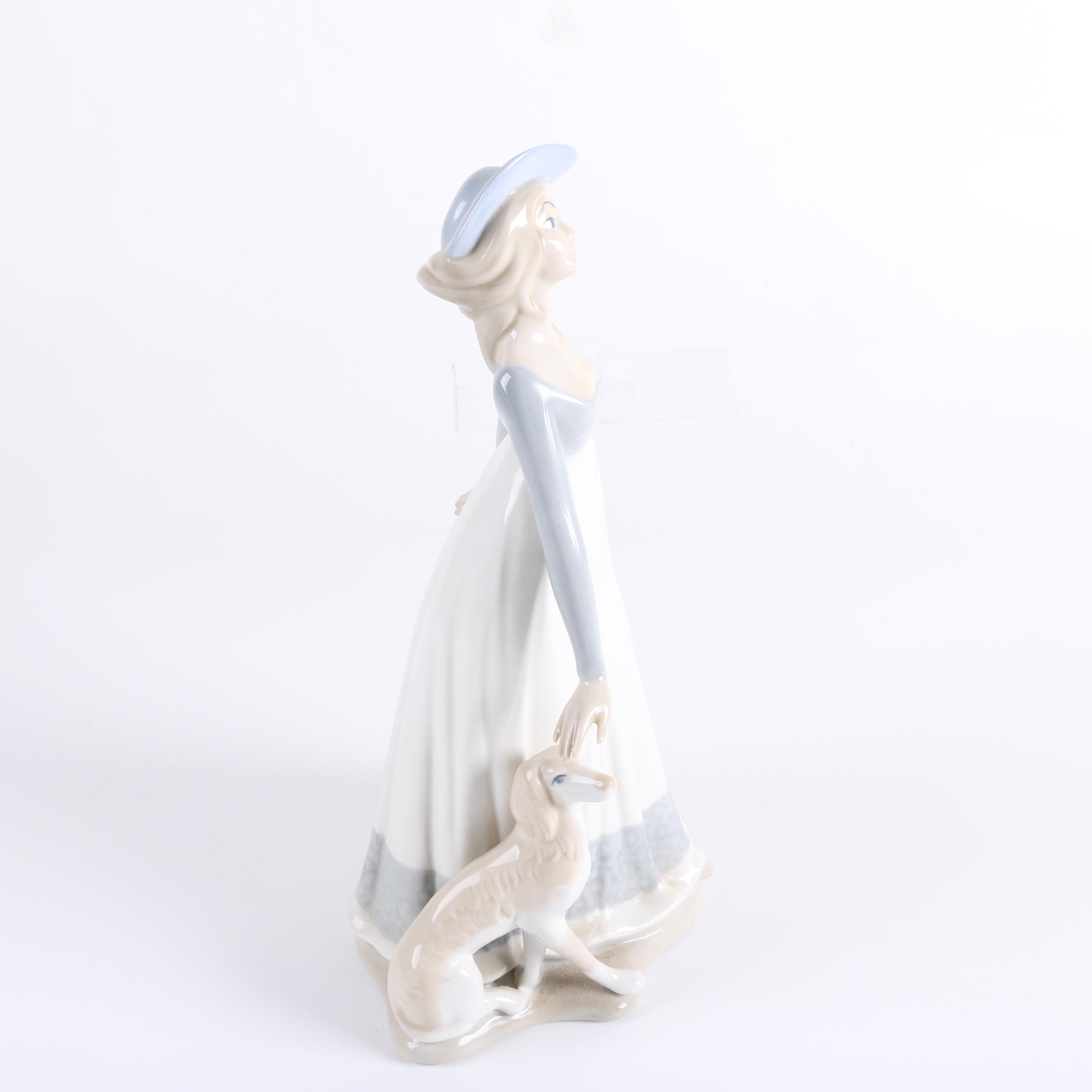 Castille Porcelain Female Figurines