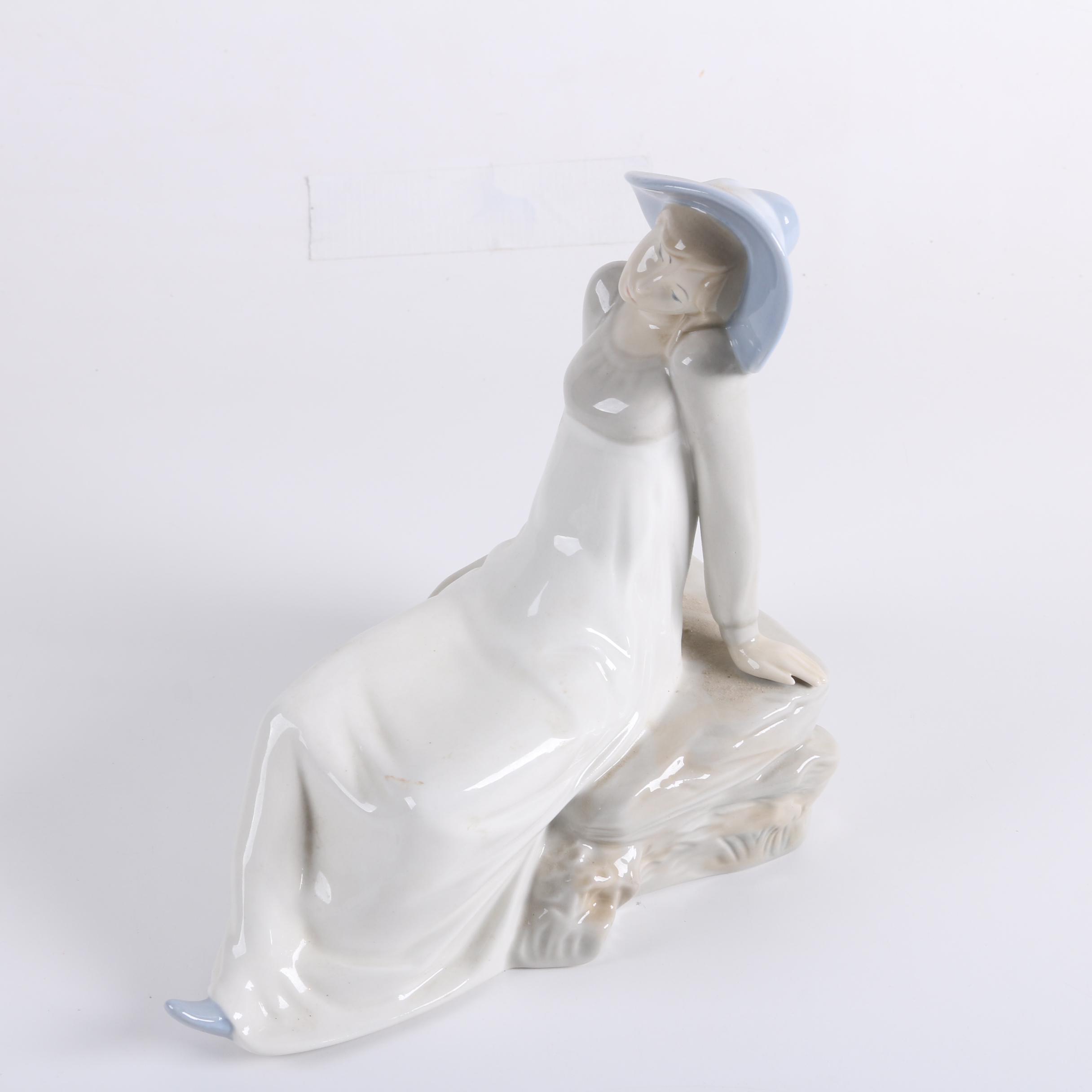 Castille Porcelain Female Figurines