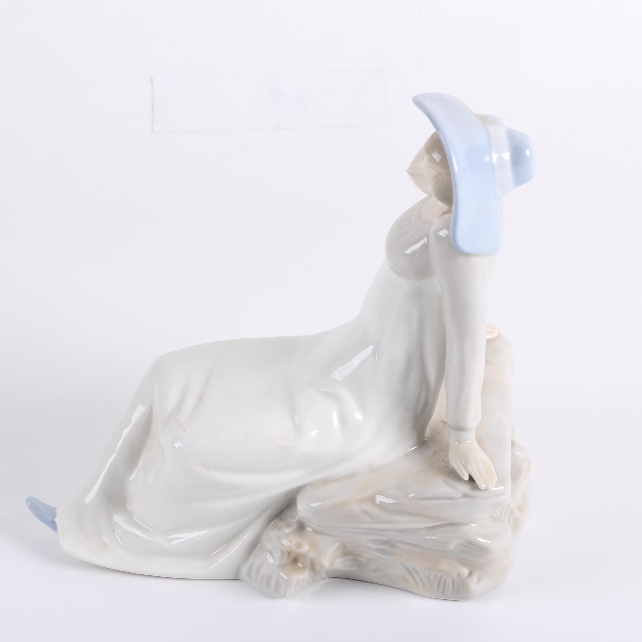 Castille Porcelain Female Figurines