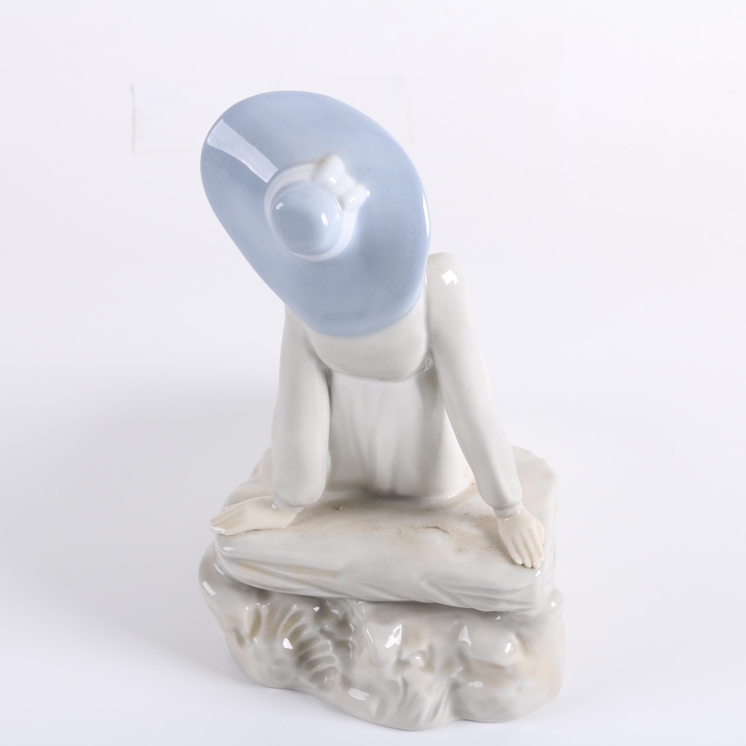 Castille Porcelain Female Figurines