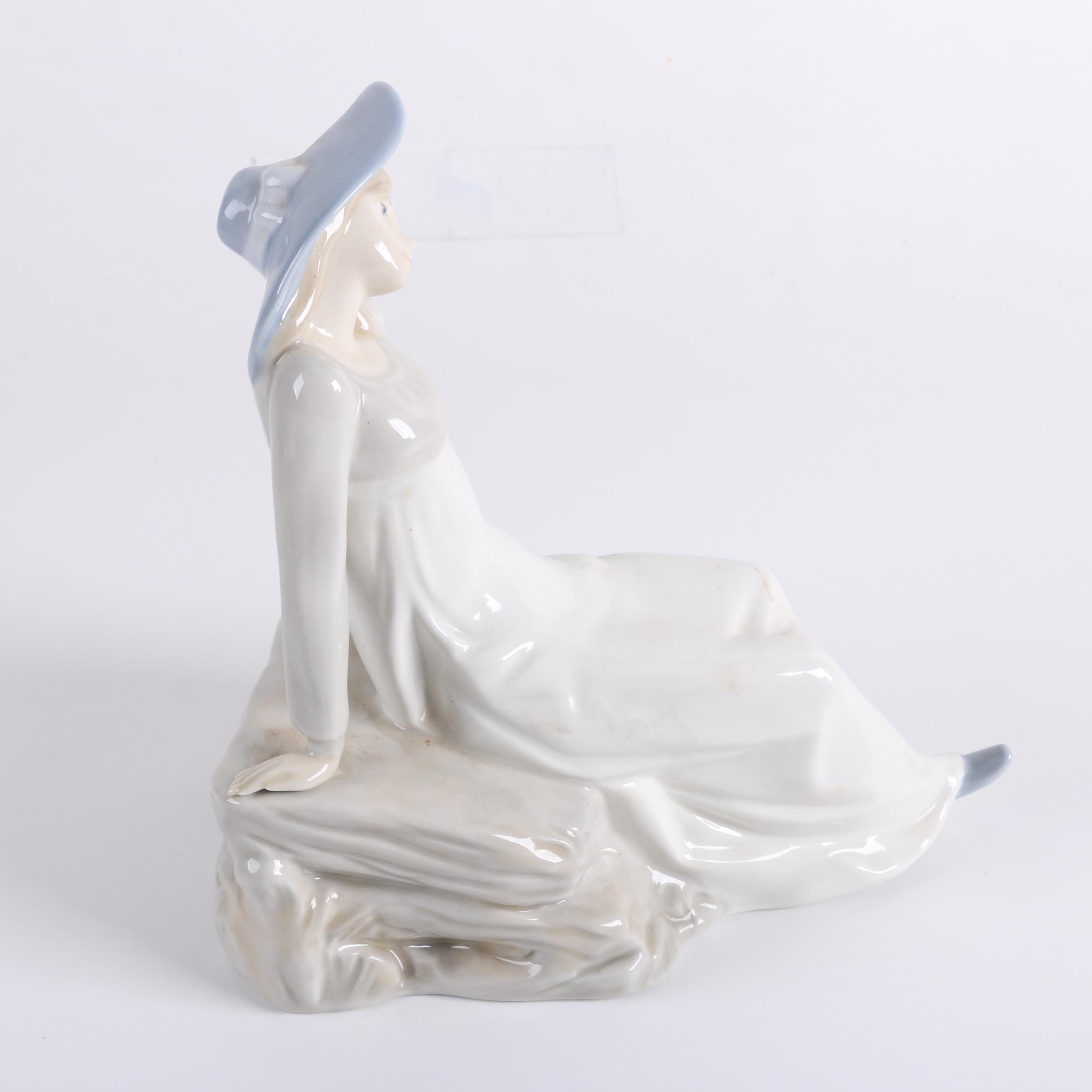 Castille Porcelain Female Figurines