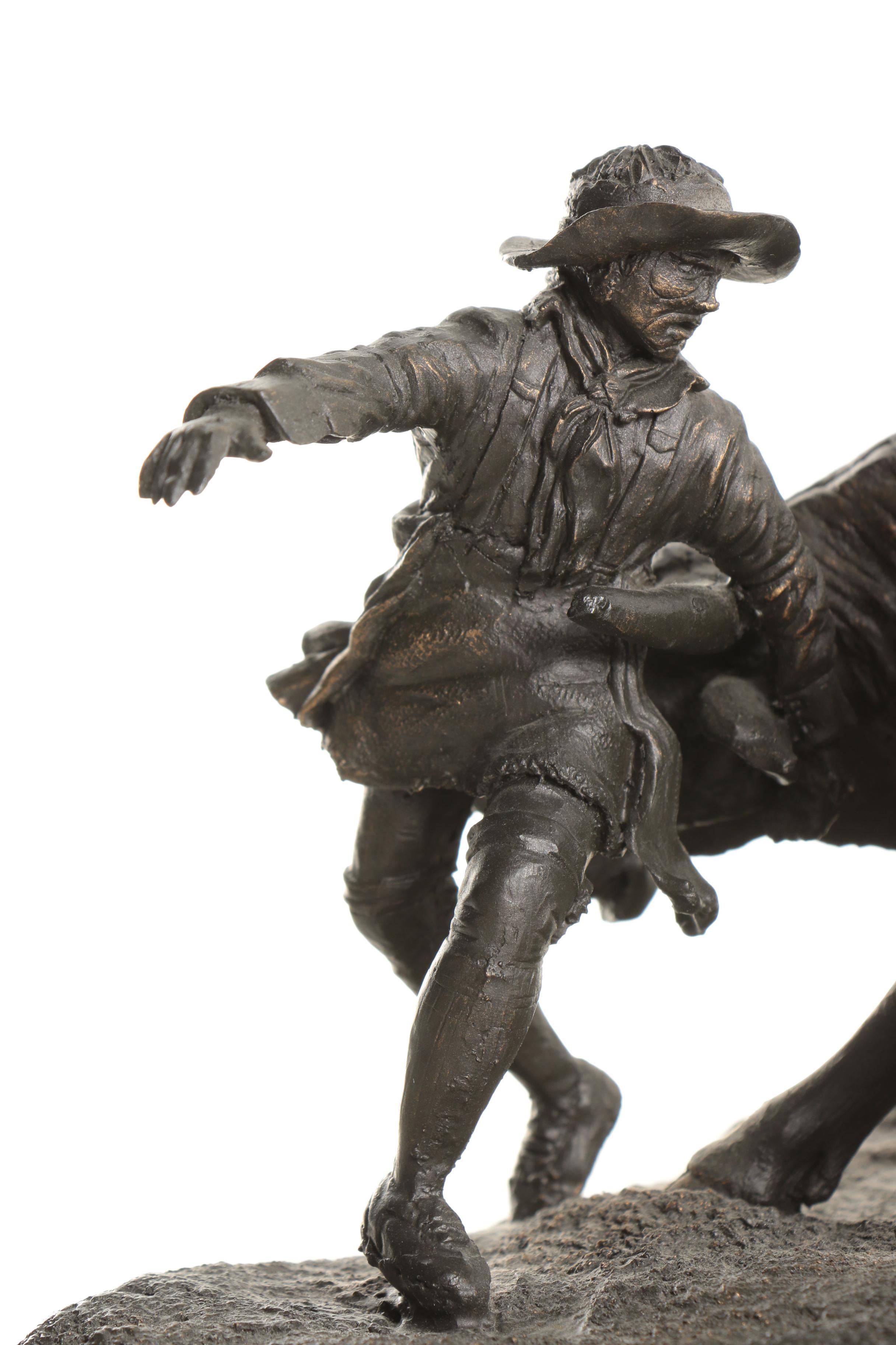 American Legacy Rodeo Collection Resin Sculpture After Bill Frank "Bullfighter"