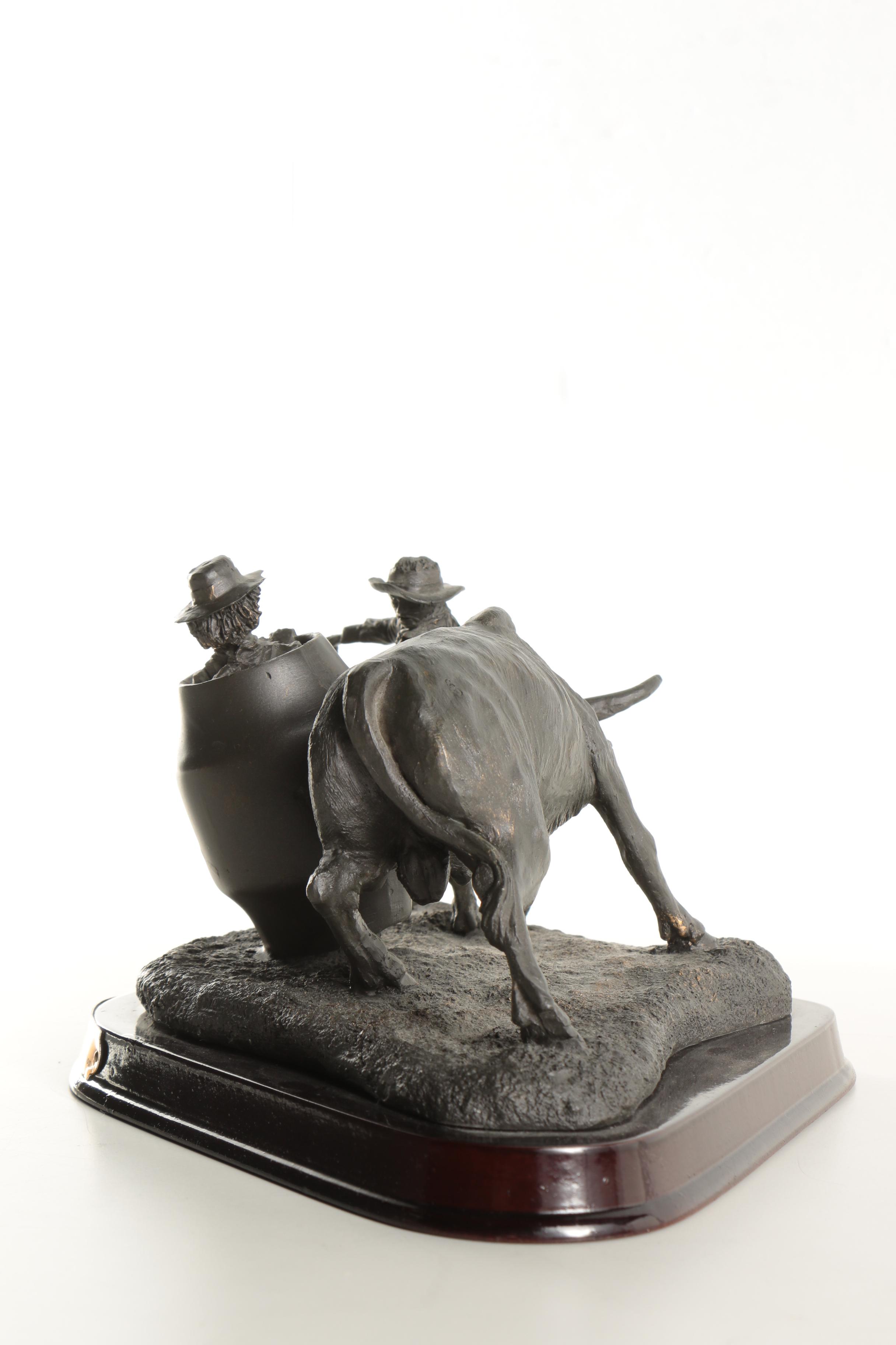 American Legacy Rodeo Collection Resin Sculpture After Bill Frank "Bullfighter"