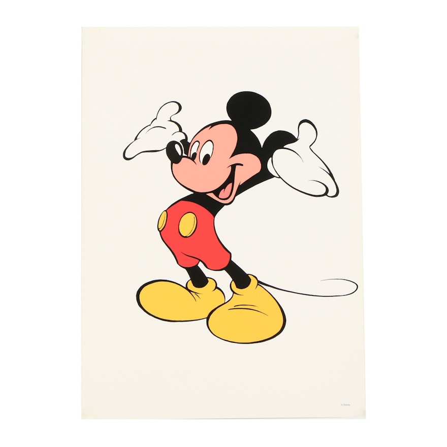 Sowa and Reiser Serigraph of Mickey Mouse