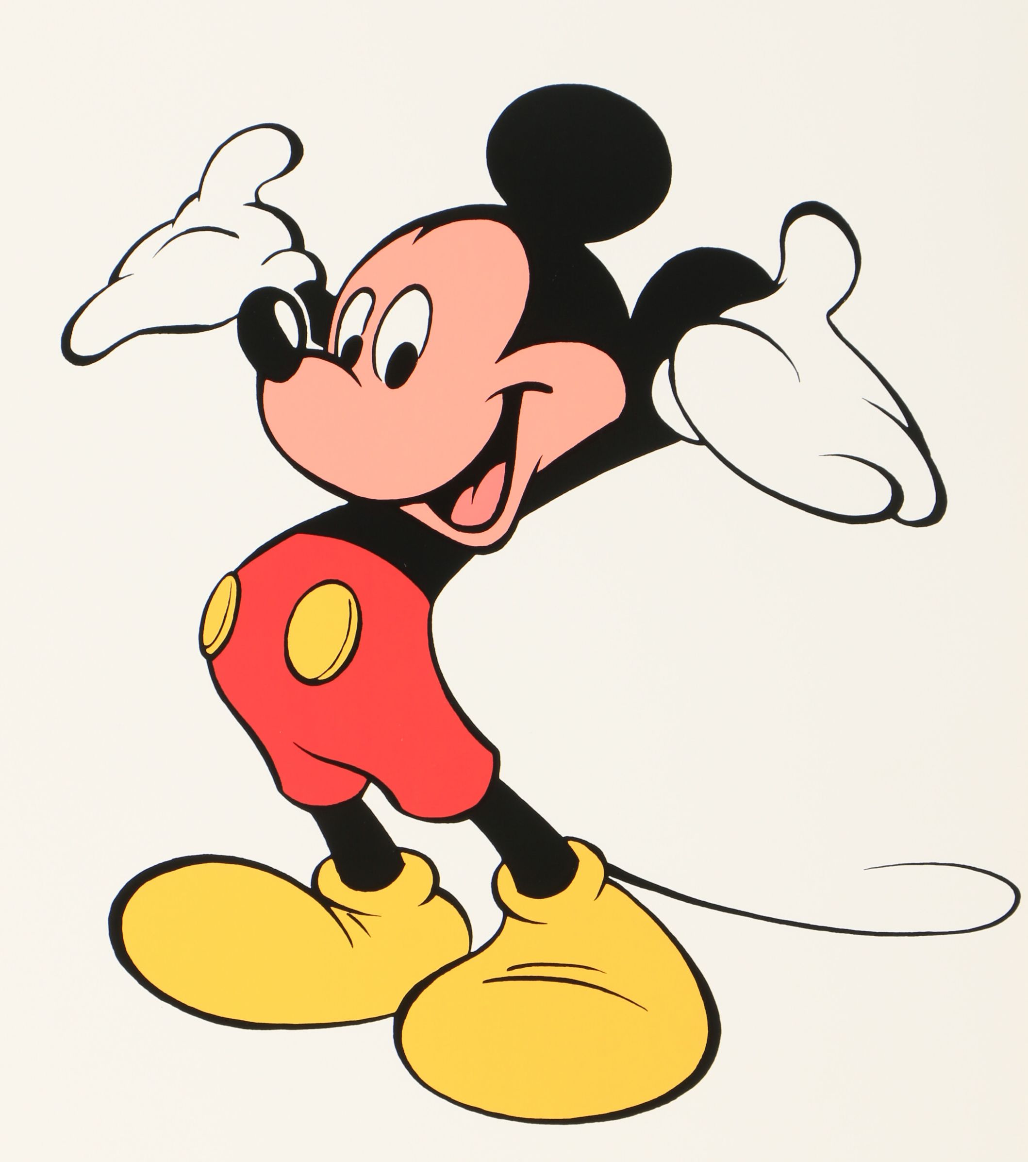 Sowa and Reiser Serigraph of Mickey Mouse