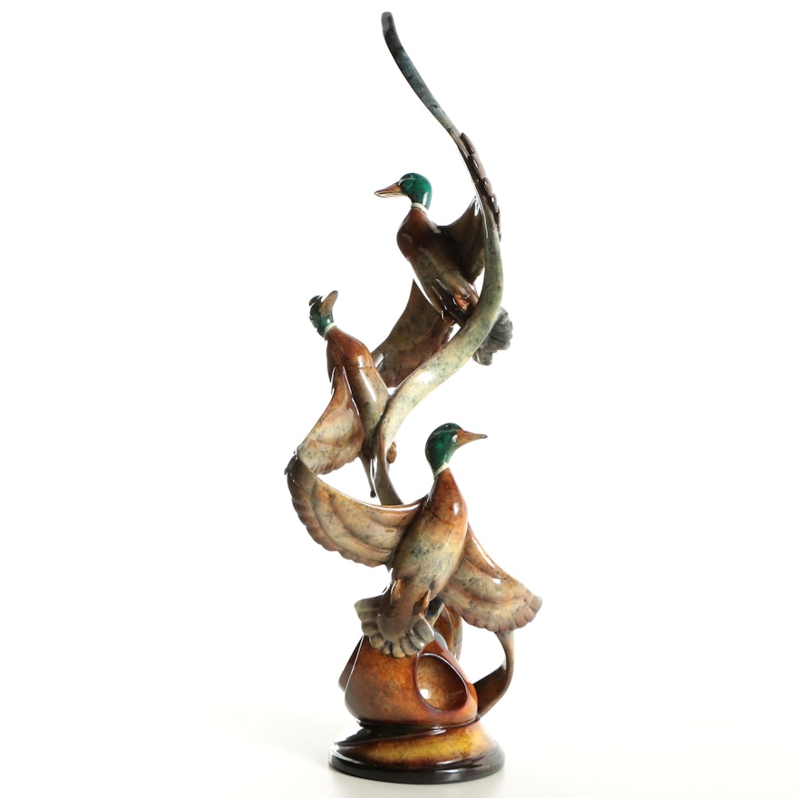 Resin Sculpture "Ducks Unlimited"