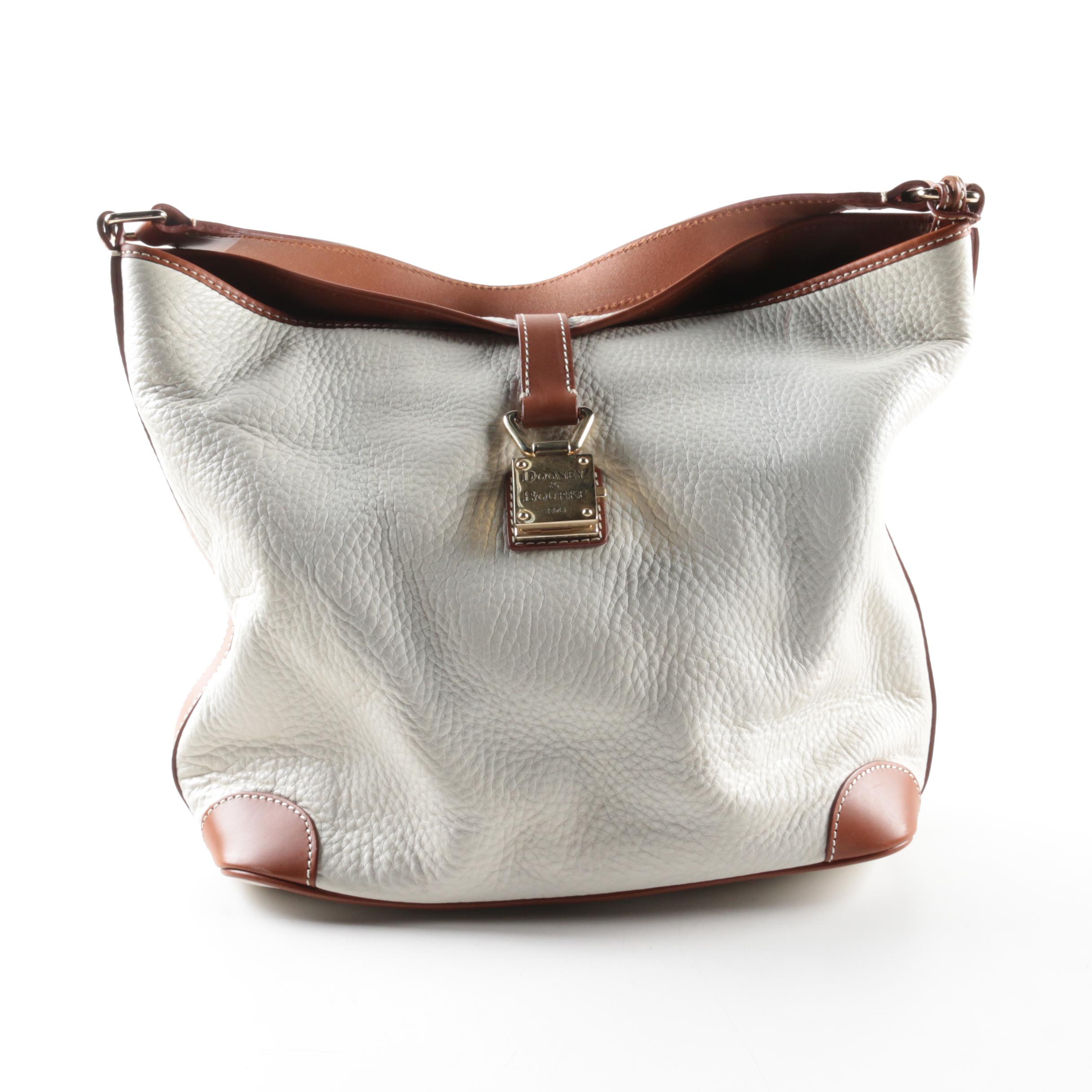 Dooney & Bourke Pebbled Leather Hobo Bag