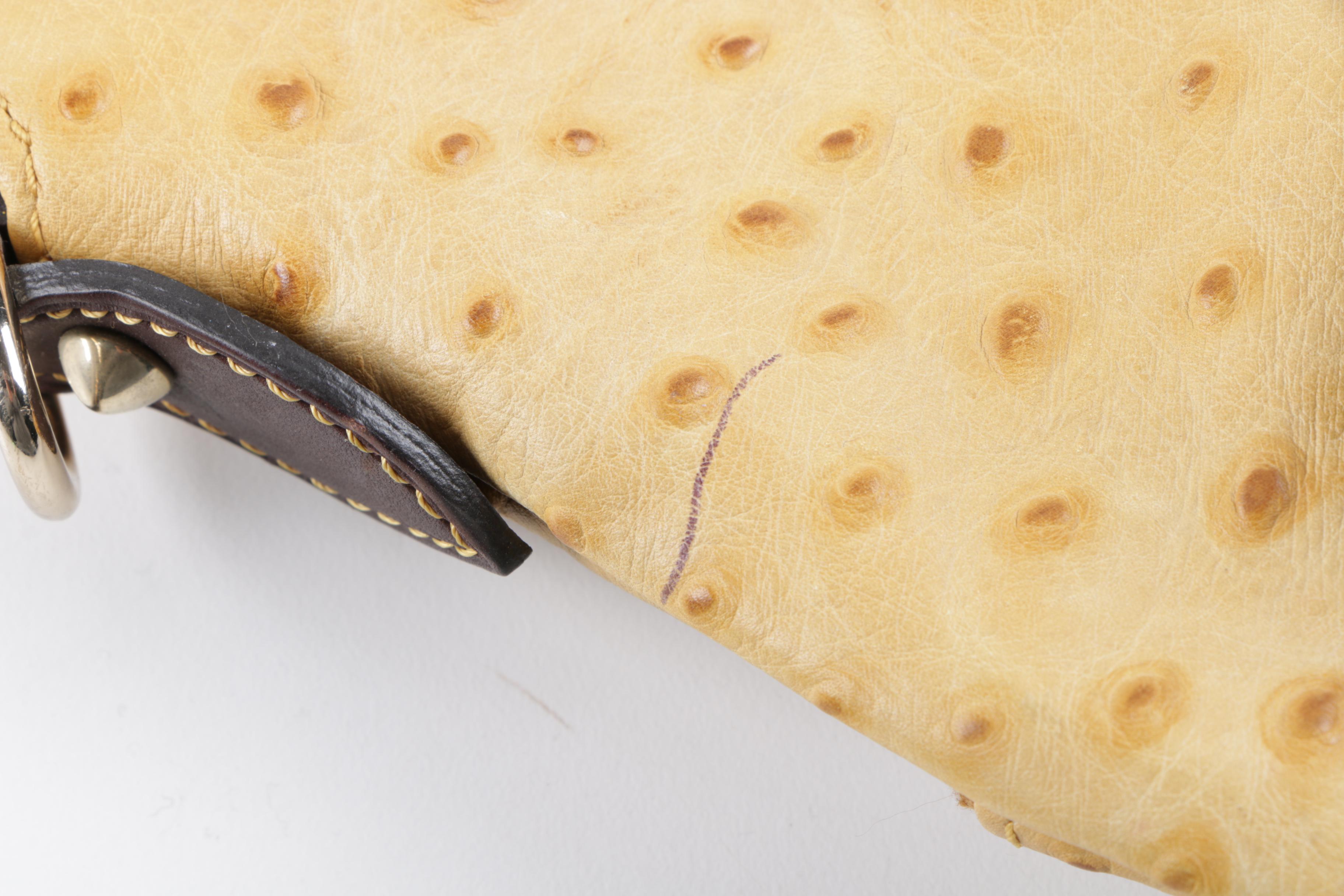 Dooney & Bourke Ostrich Embossed Leather Handbag