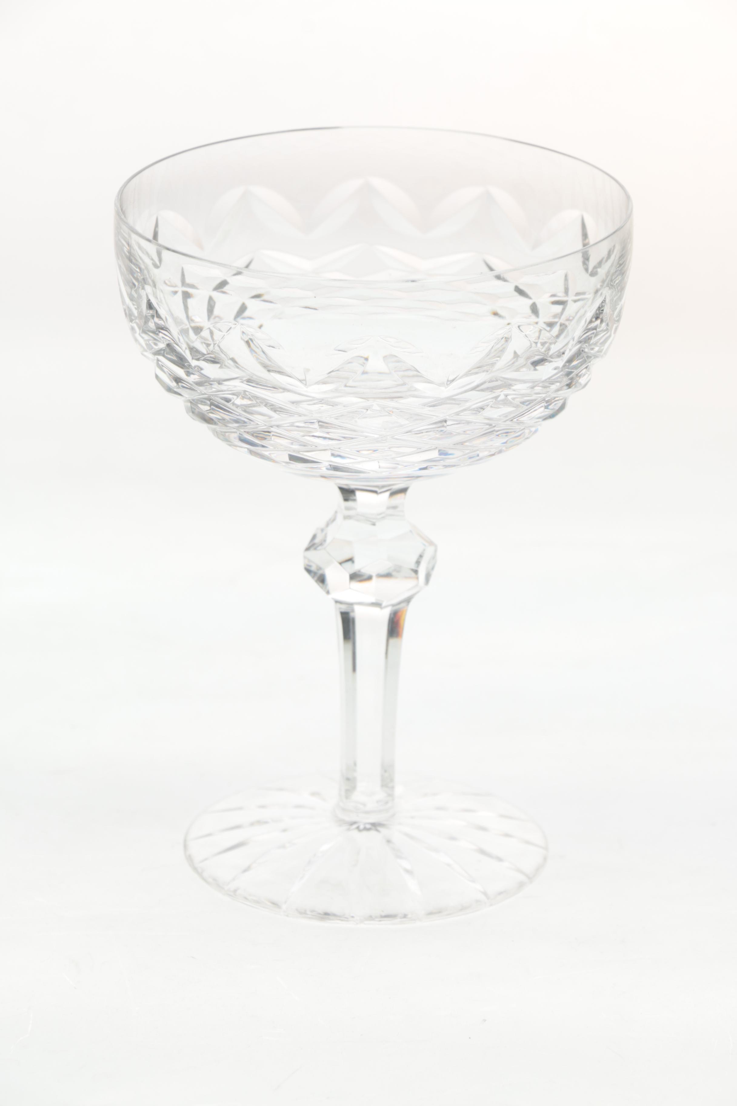 Waterford Crystal "Powerscourt" Champagne Coupes