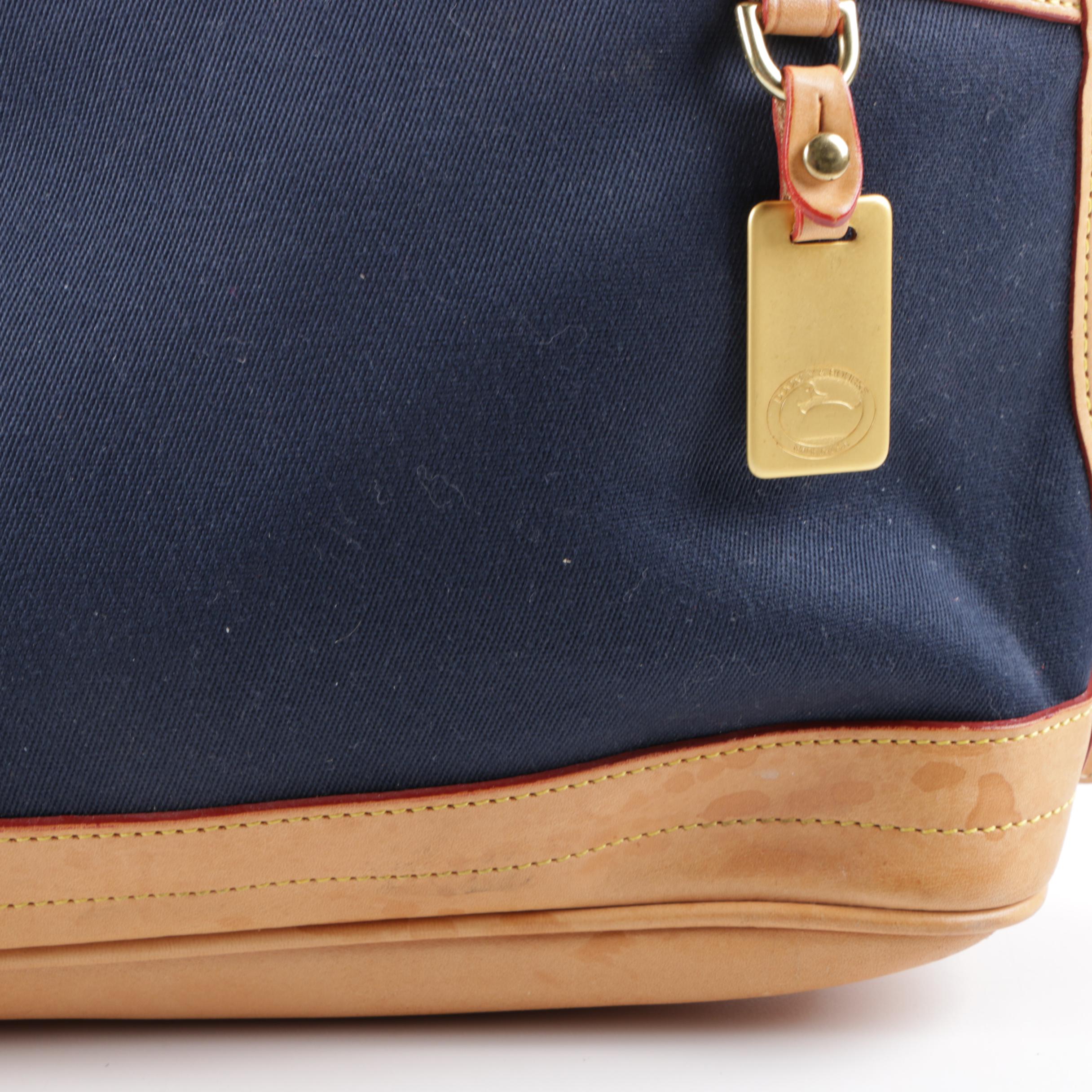 Dooney & Bourke Canvas and Leather Handbag