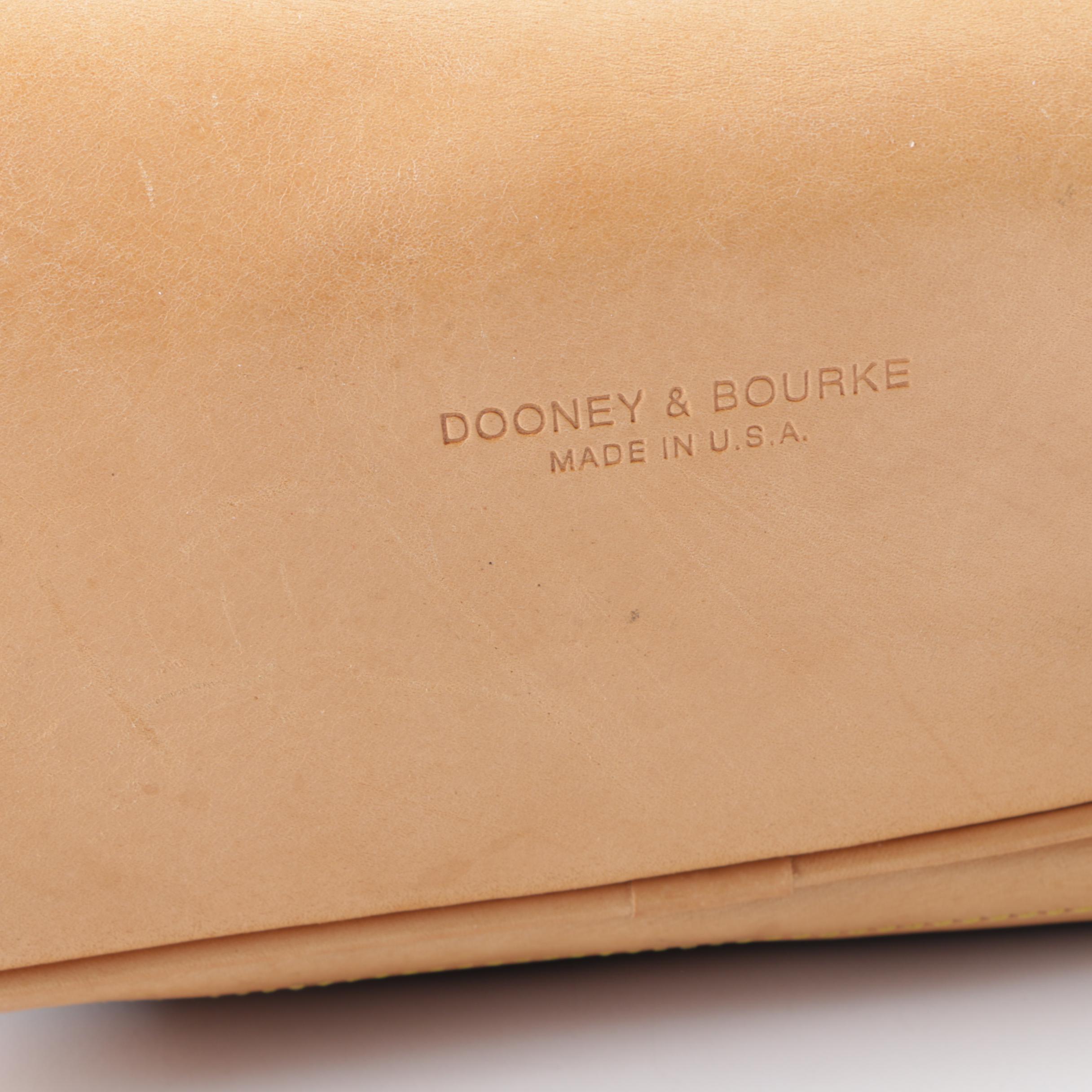 Dooney & Bourke Canvas and Leather Handbag